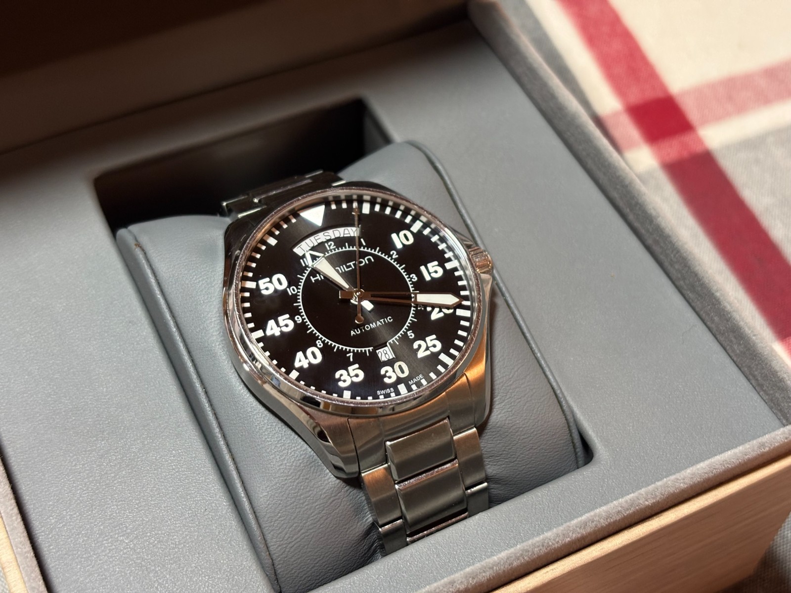 Hamilton Khaki Aviation Automatic, Stainless Band, Interstellar 