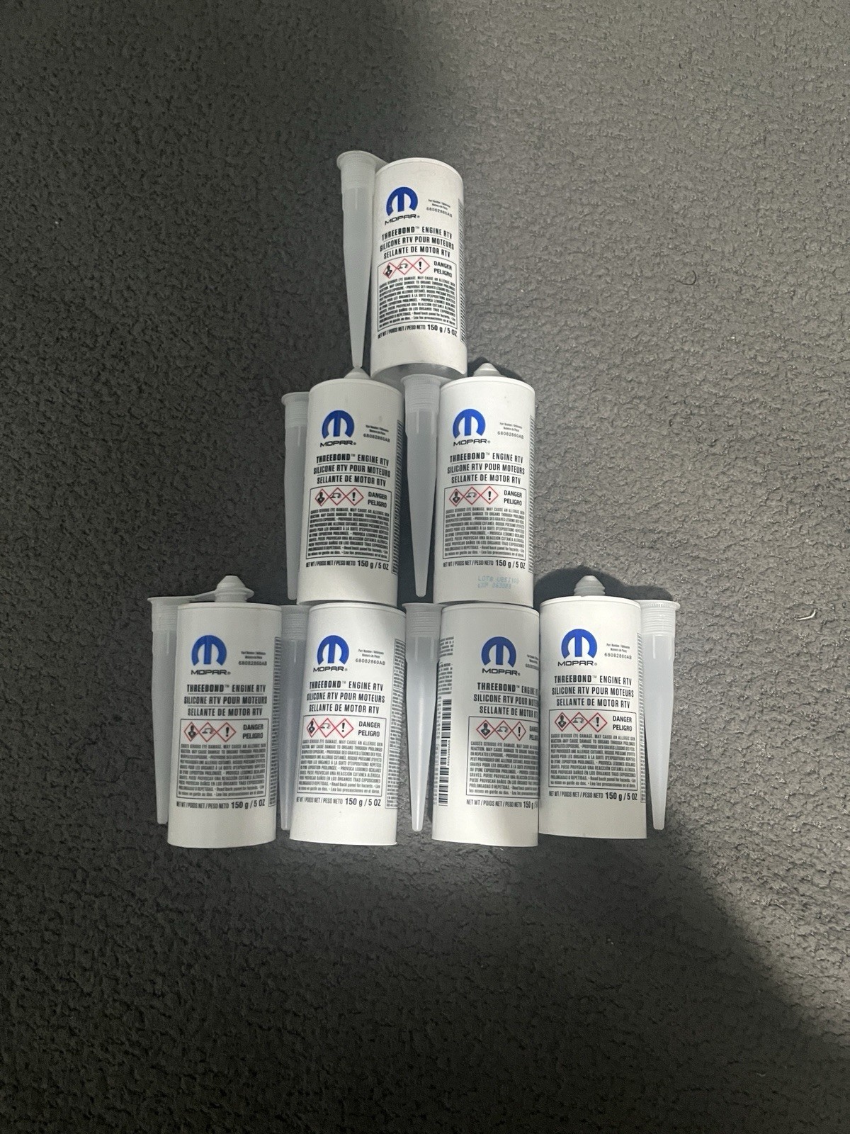 7 Pack Mopar ThreeBond Engine RTV Silicone 5 oz 150g OEM Genuine 68082860AB
