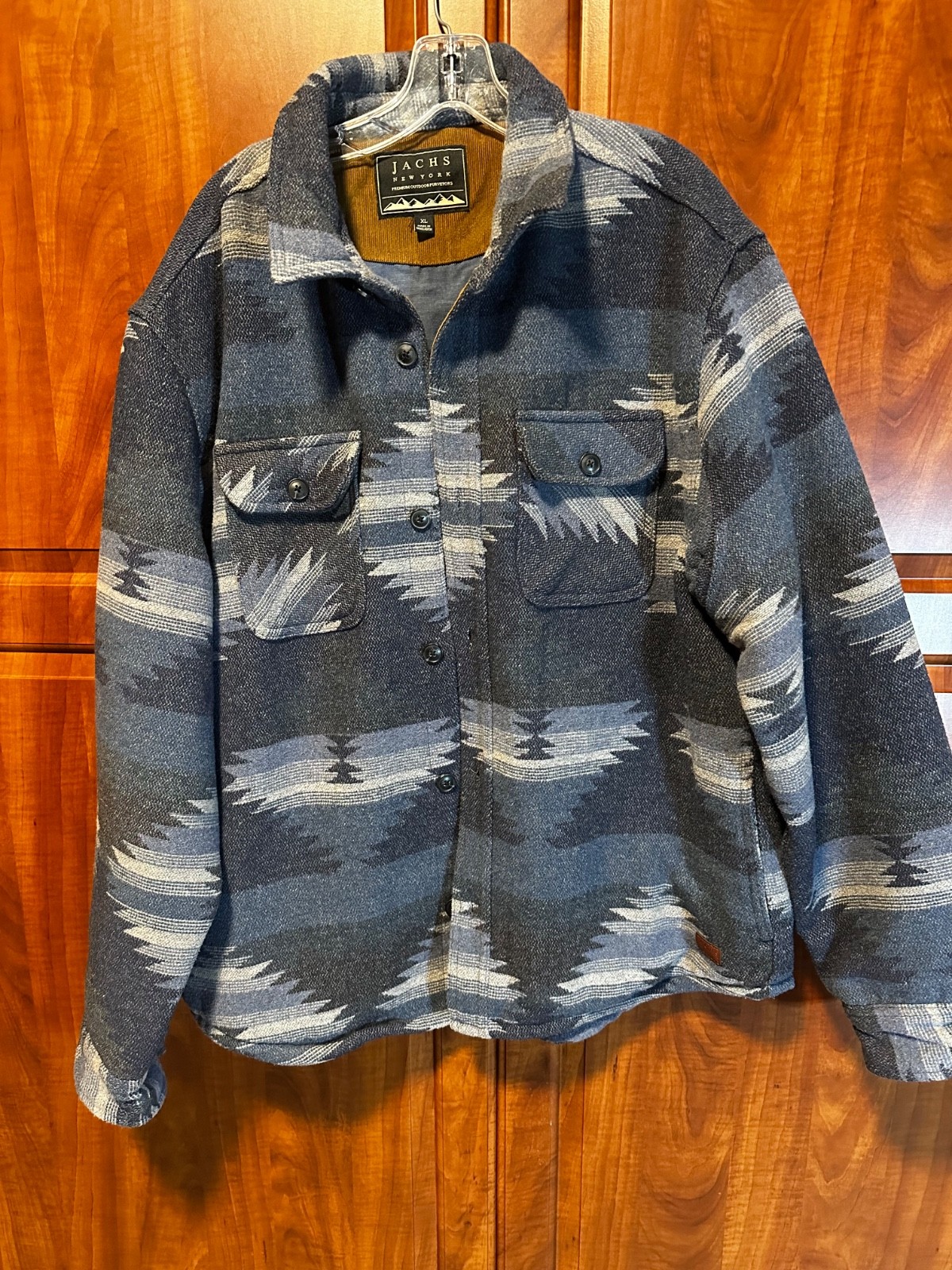 Jachs New York Mens Blue Shirt Jacket XL Jachs New York Mens Blue Shirt Jacket XL