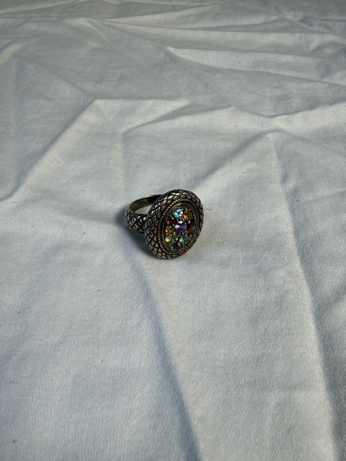 Effy Women\'s Multi Gemstone Ring In Sterling Silver