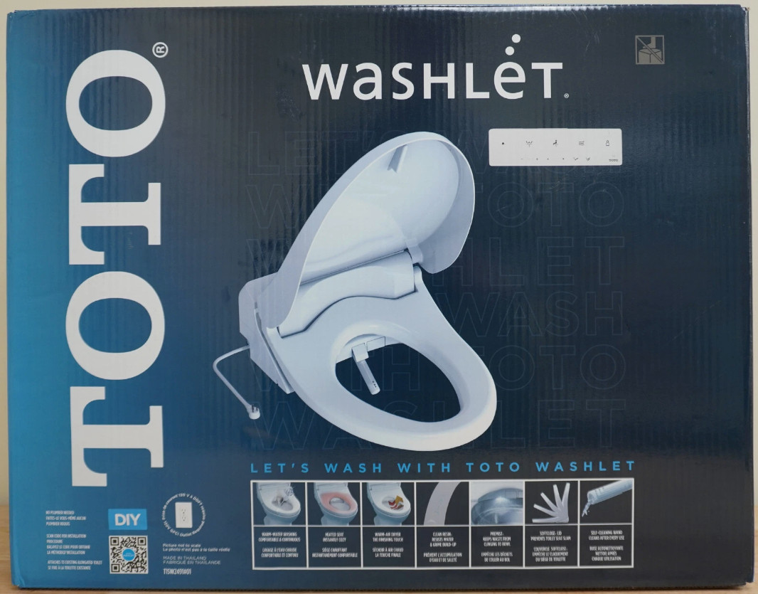  TOTO T1SW2491#01 Washlet Elongated Bidet Seat w/ Soft Close Lid New Open Box