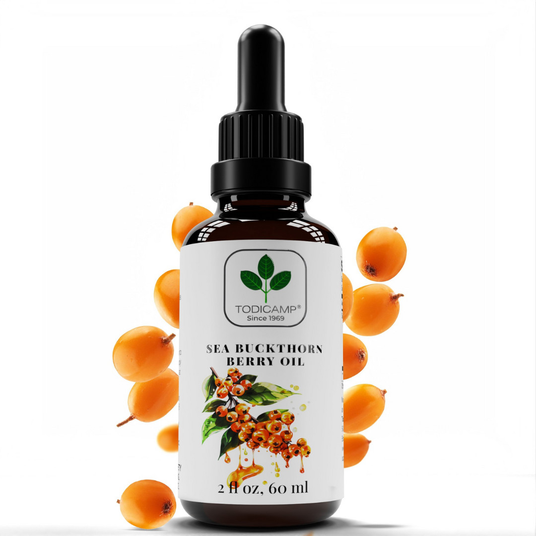 Sea Buckthorn Oil - 2 fl oz SeaBuckthorn Berry Oil Omega Supplement