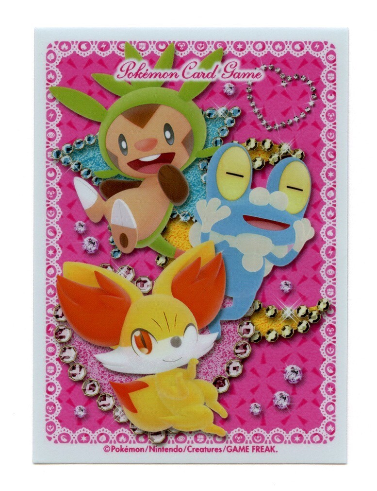 Rare 2013 XY Girls Starter Set Individual Card Sleeve Pokemon Center Original