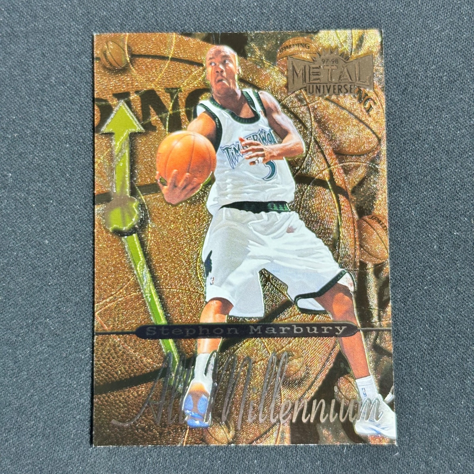 1997-98 Metal Universe Championship Preview All Millennium Stephon Marbury #1 AM 1997-98 Metal Universe Championship Preview All Millennium Stephon Marbury #1 AM