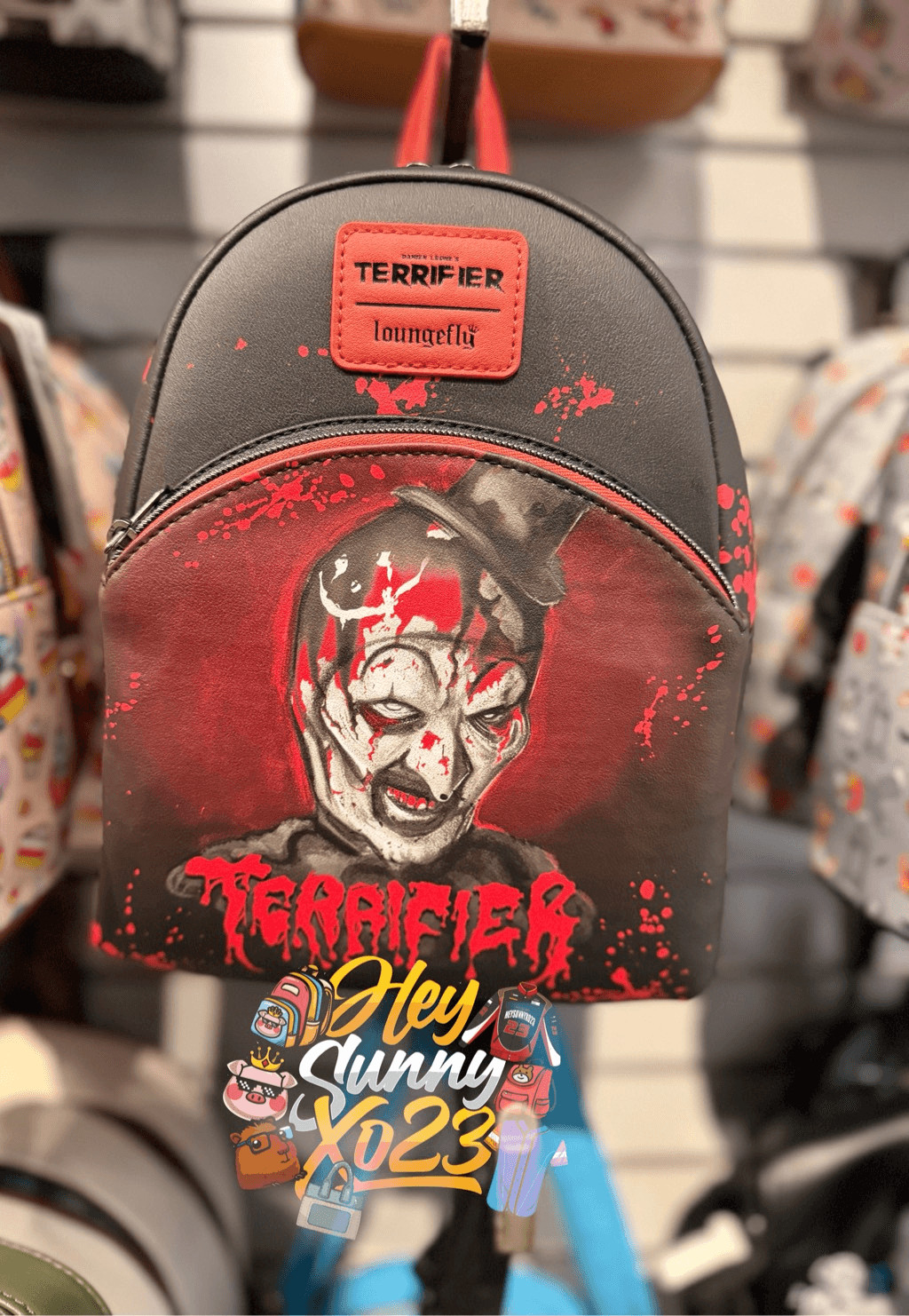 Loungefly Terrifier Art Mini Backpack Loungefly Terrifier Art Mini Backpack