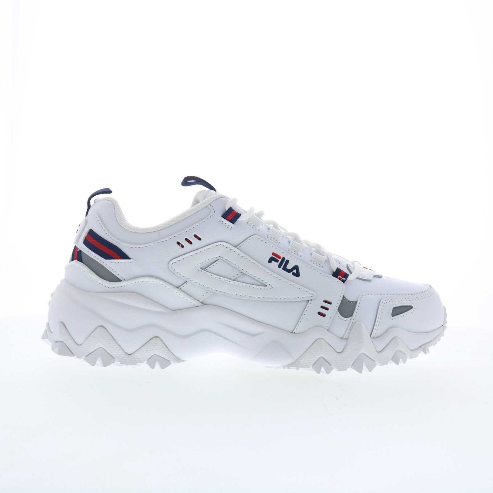 Fila Oakmont TR Trail 1JM00652-125 Mens White Leather Athletic Hiking Shoes 12