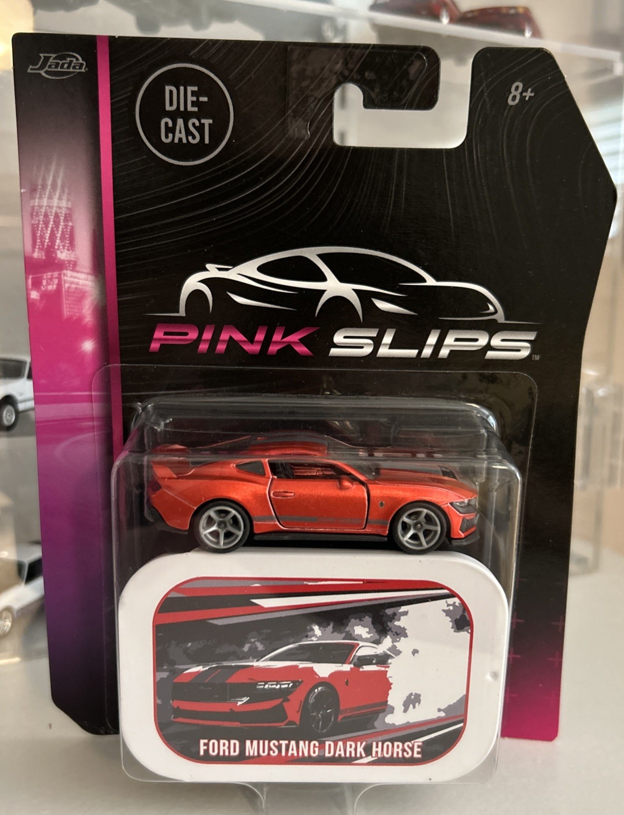 2025 Jada Pink Slips Ford Mustang Dark Horse 1:64 Red NIB