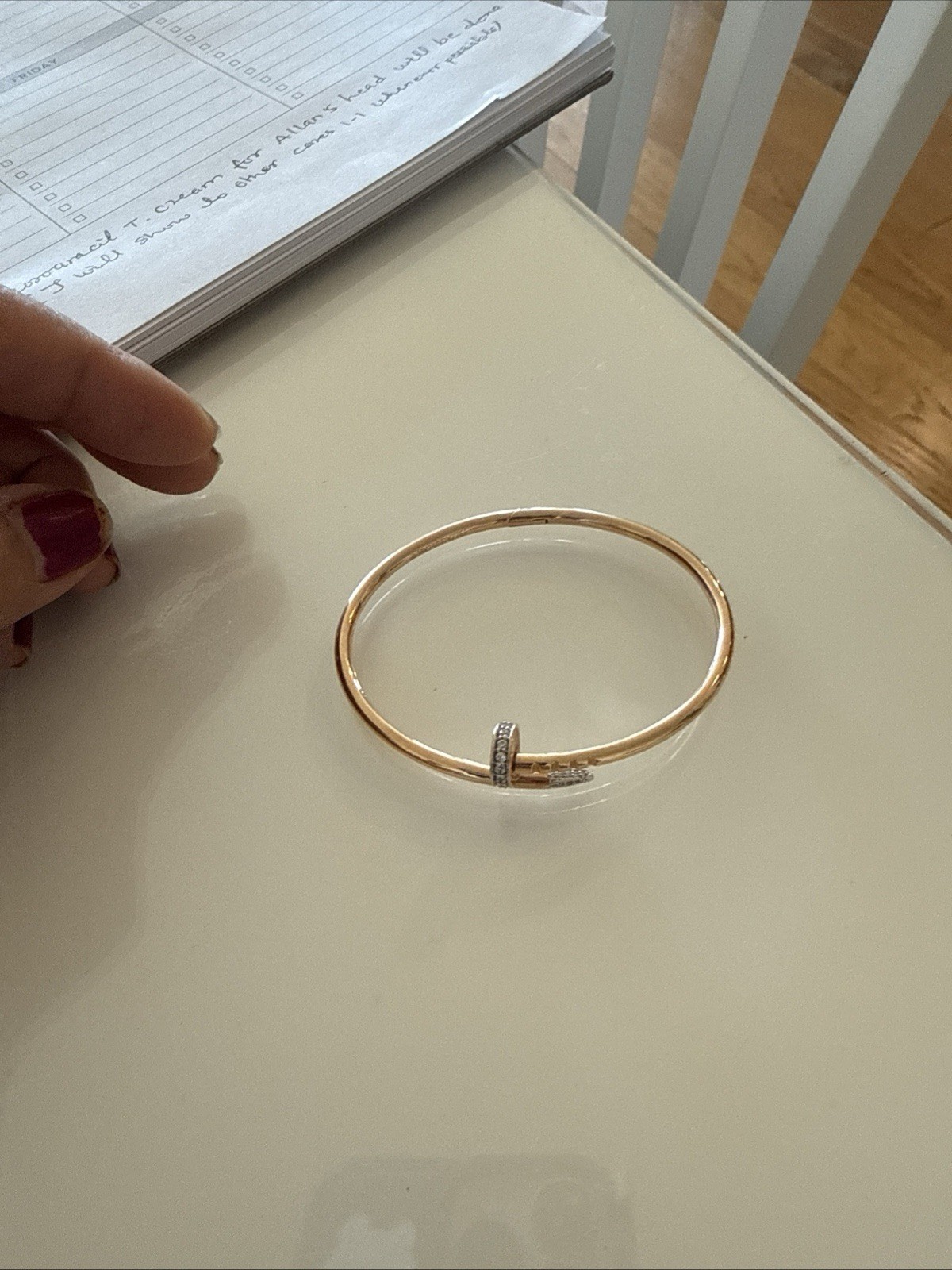 18k Solid Rose Gold Bracelet For Women 18k Solid Rose Gold Bracelet For Women