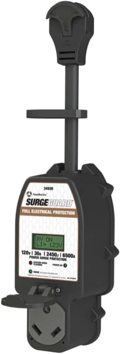 RV Surge Protector Southwire 30 Amp 120V LCD Display