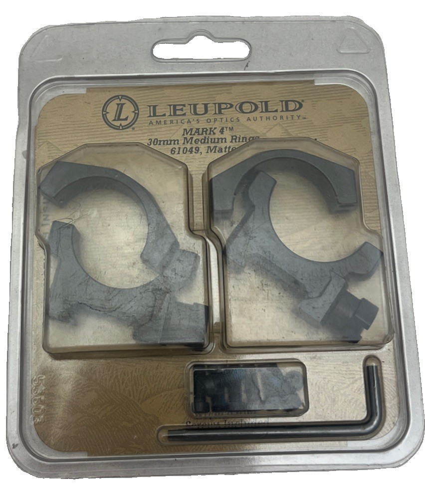 Leupold Mark 4 30mm Medium Rings Matte 61049 Leupold Mark 4 30mm Medium Rings Matte 61049