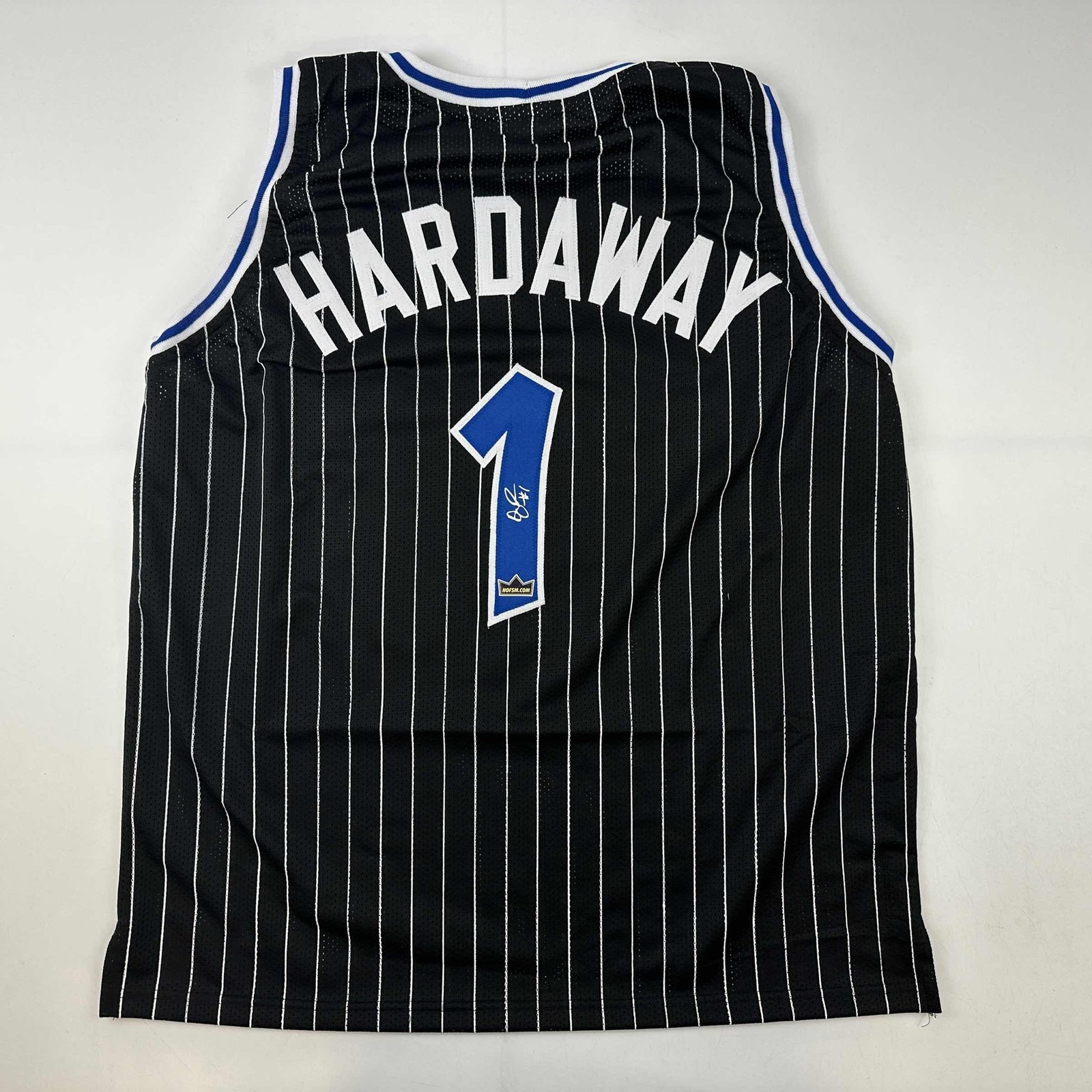 Facsimile Autographed Anfernee Penny Hardaway Orlando Black Jersey XL