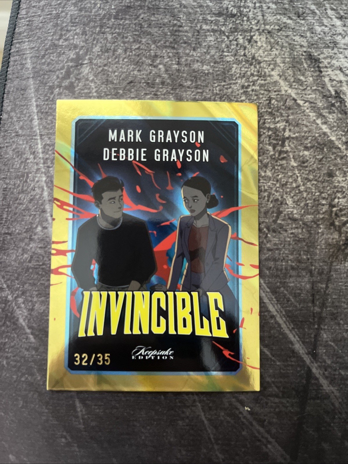 Season 2 2026 Invincible Premier Edition Mark Grayson Debbie Grayson 32/35 Gold