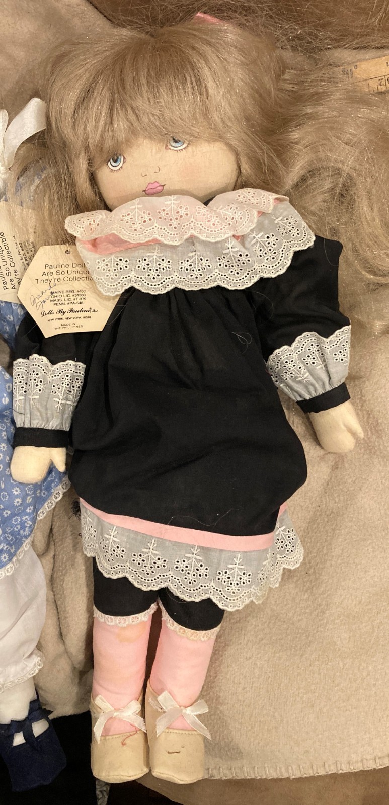 Vintage 1983 Dolls by Pauline Amanda Jane Doll Blonde 20” Bjonness-Jacob Vintage 1983 Dolls by Pauline Amanda Jane Doll Blonde 20” Bjonness-Jacob
