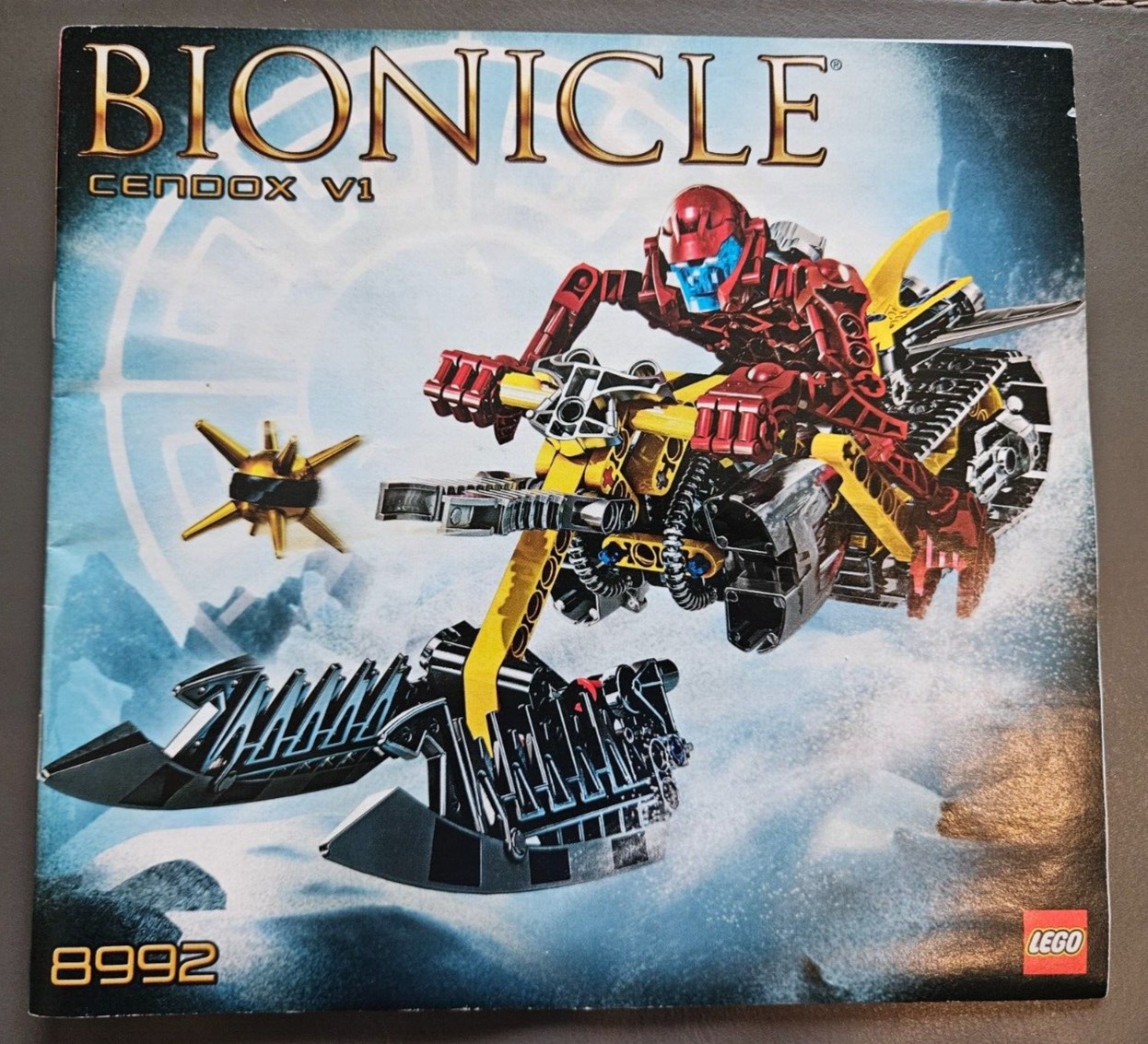 LEGO 8992 BIONICLE Cendox V1  Instructions - No Box