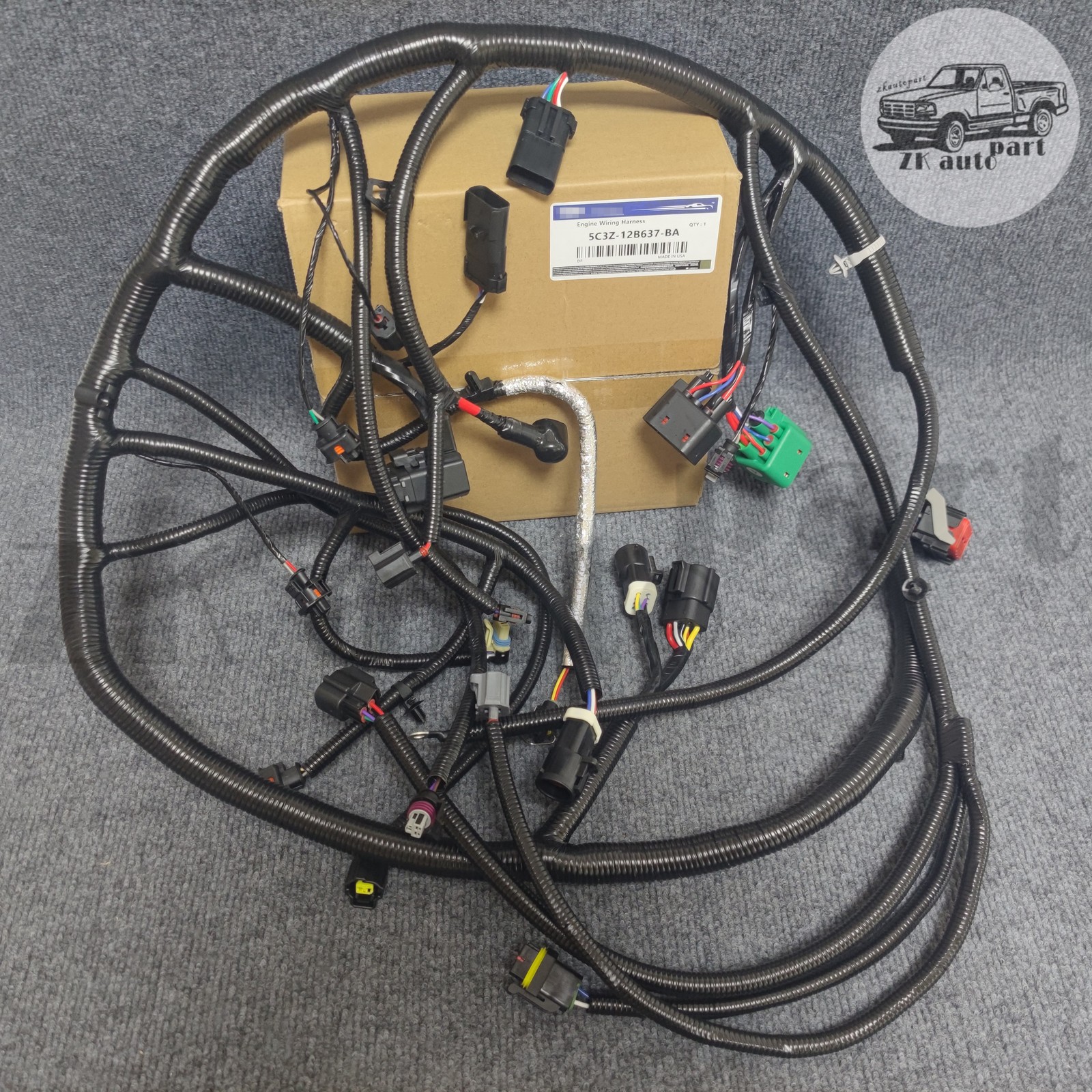 5C3Z-12B637-BA Engine Wiring Harnes For 2005-2007 Ford Super Duty 6.0L Diesel US