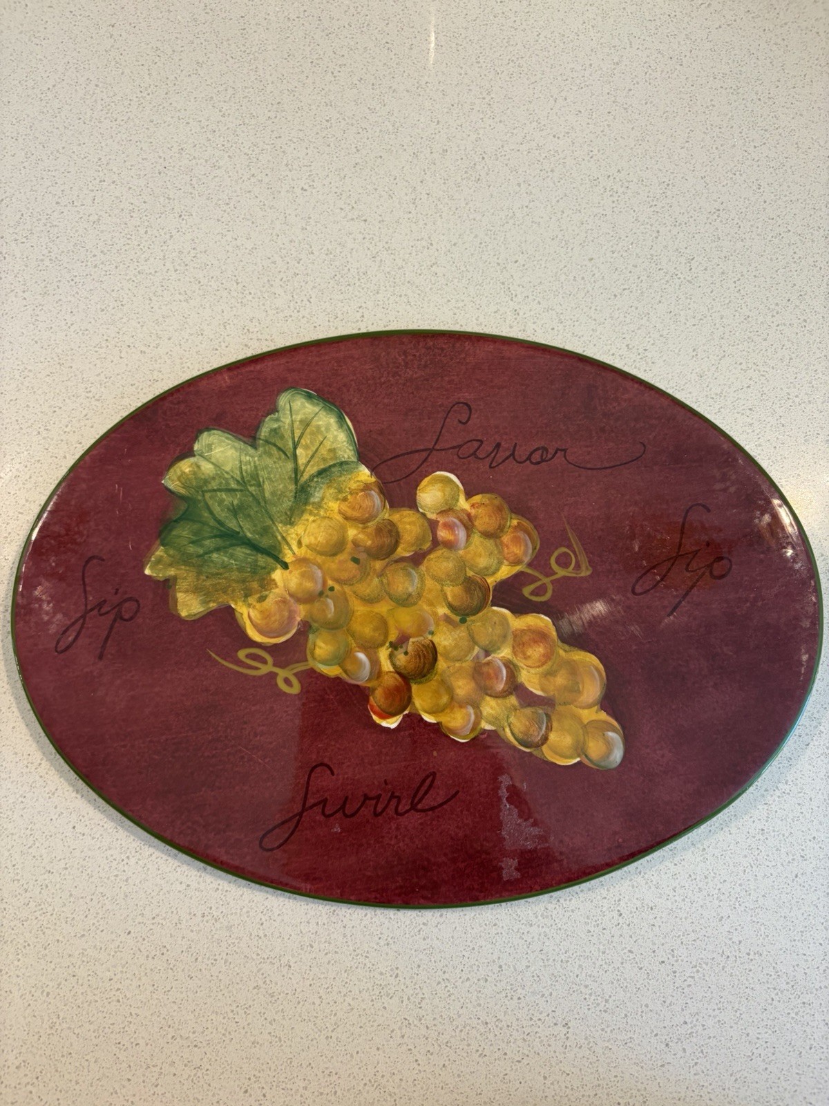 Certified International Susan Winget Cheese Plate