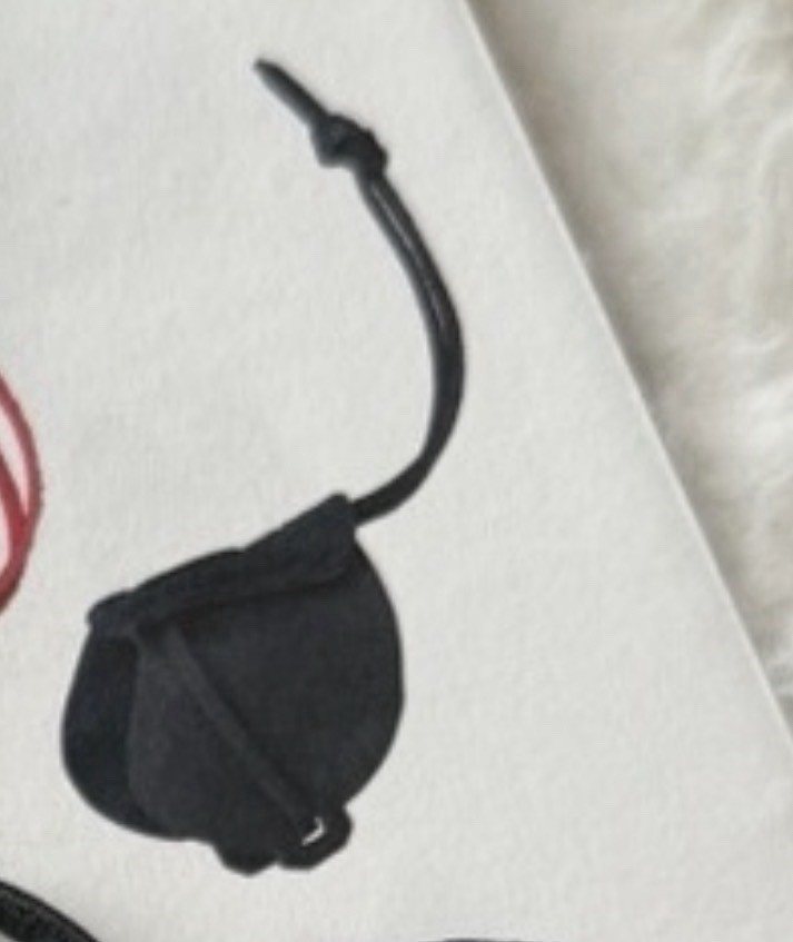 Hermes Paddock Selle Leather Bag Charm