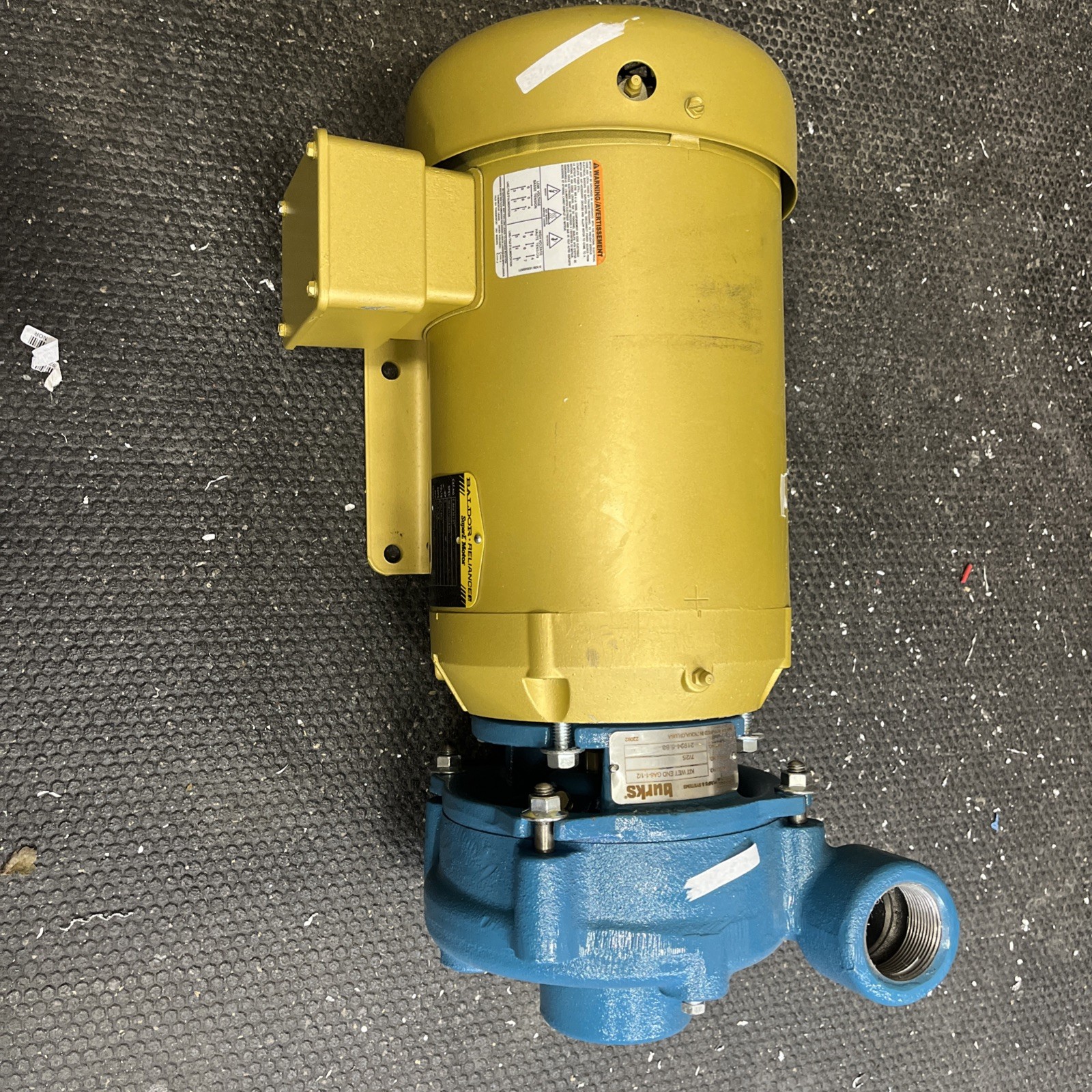 NEW BURKS CENTRIFUGAL WATER PUMP: 30GA6-1-1/2\