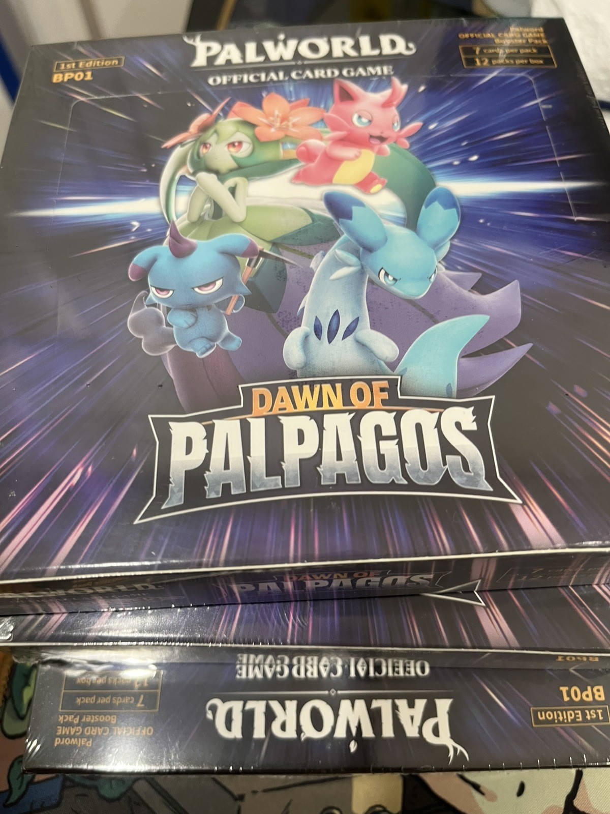 3X Palworld Official Card Game Dawn of Palpagos English Booster Box