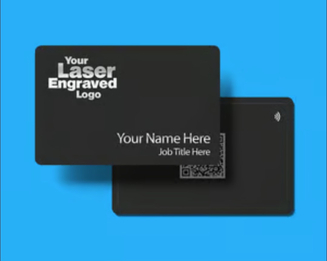 Custom Metal Laser Engraved Business Cards (You Choose How Much You Need)