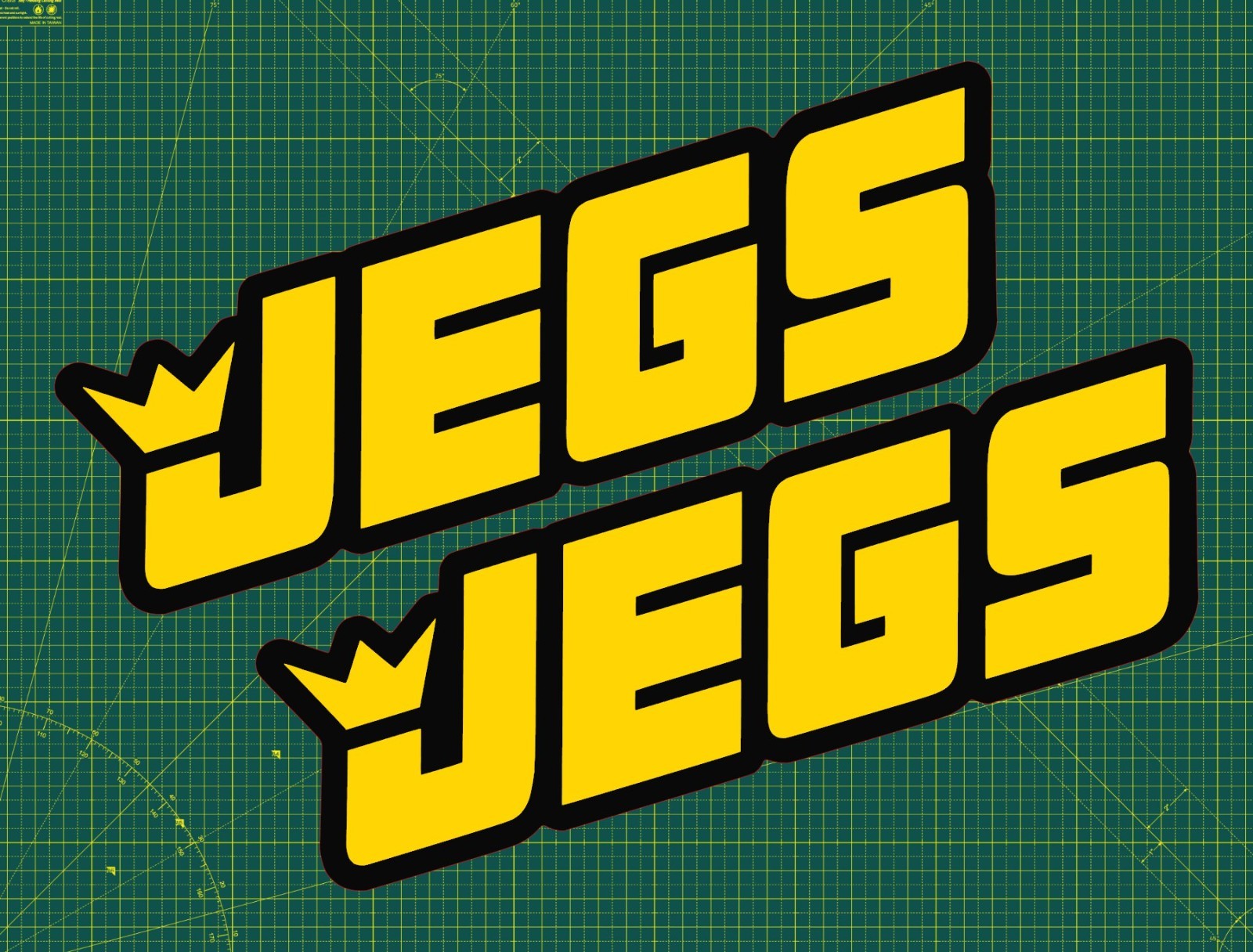 Jegs Water Proof UV Safe Glossy Vinyl Decals / Stickers x2 Racing Automotive Jegs Water Proof UV Safe Glossy Vinyl Decals / Stickers x2 Racing Automotive