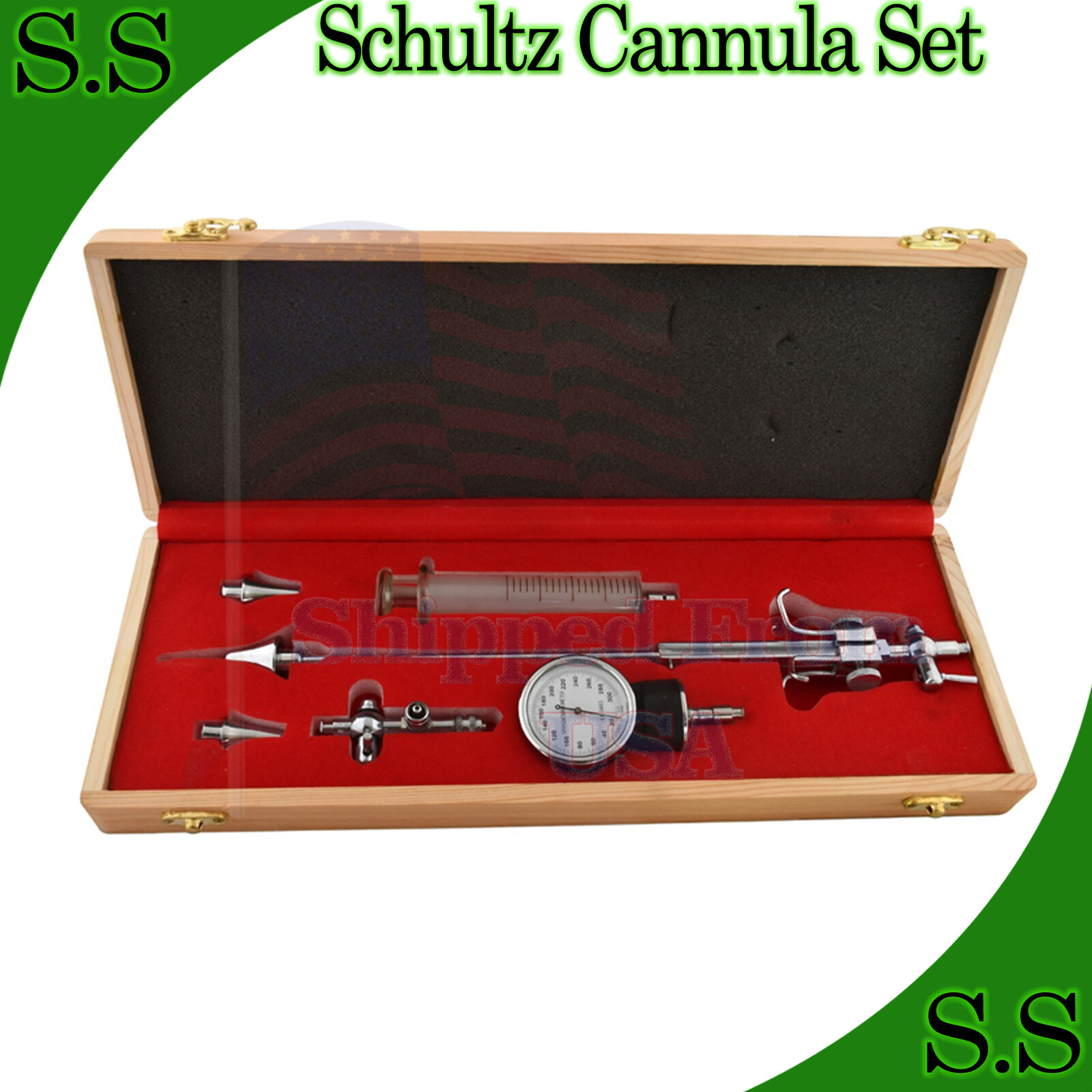 Schultz Cannula Set OB/GYNE Urology Gynecology Instrument DS-1386