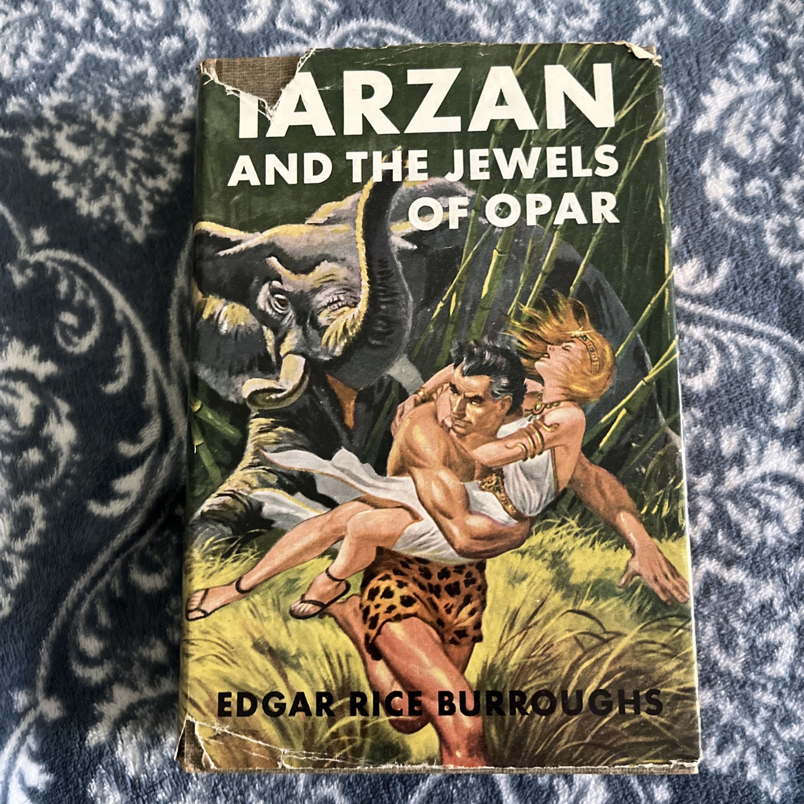 Tarzan and the Jewels of Opar Edgar Rice Burroughs 1918 Grosset & Dunlap HC/DJ