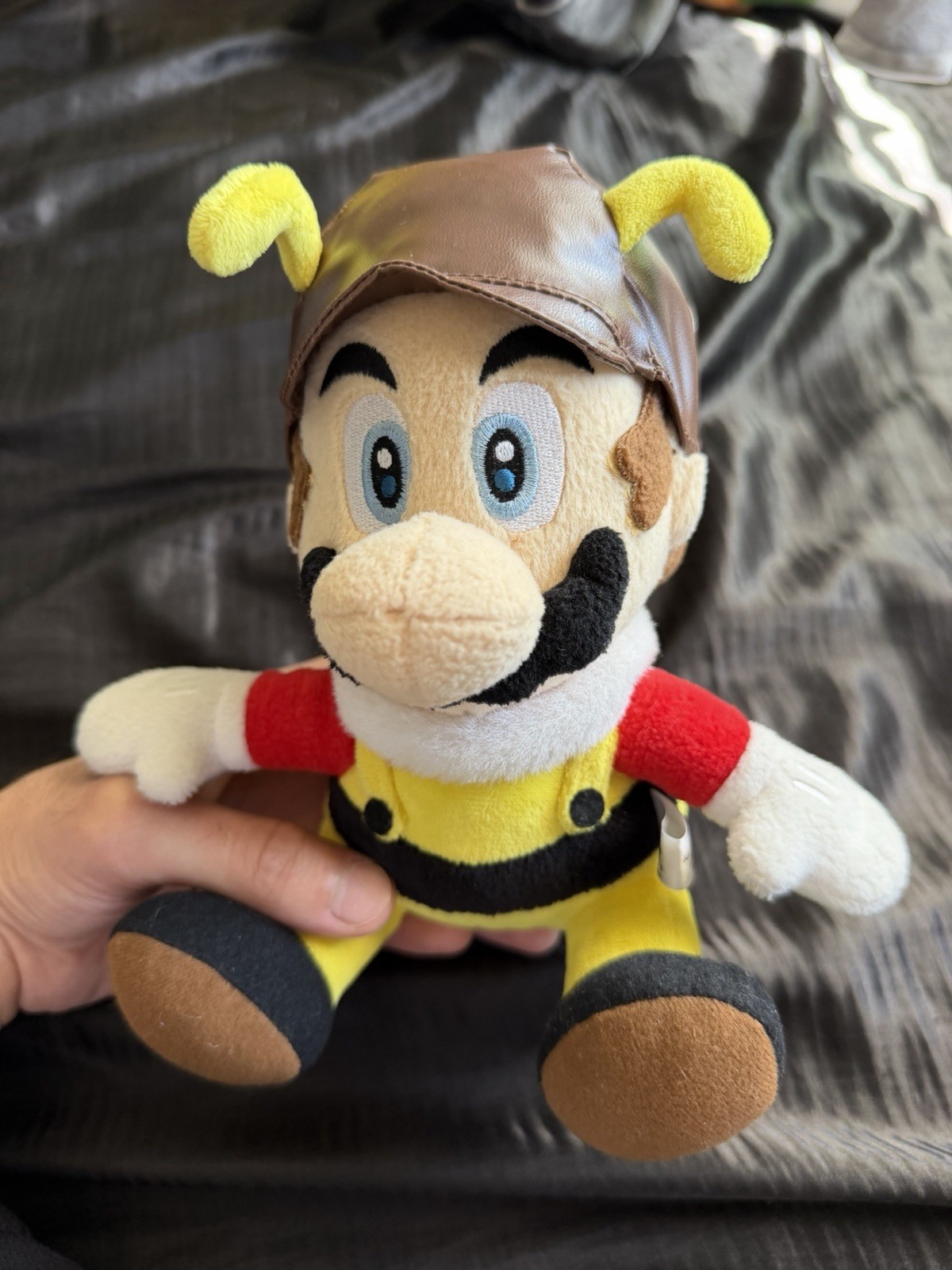 Rare 2007 Sanei Super Mario Galaxy Mario Bee Plush 7\