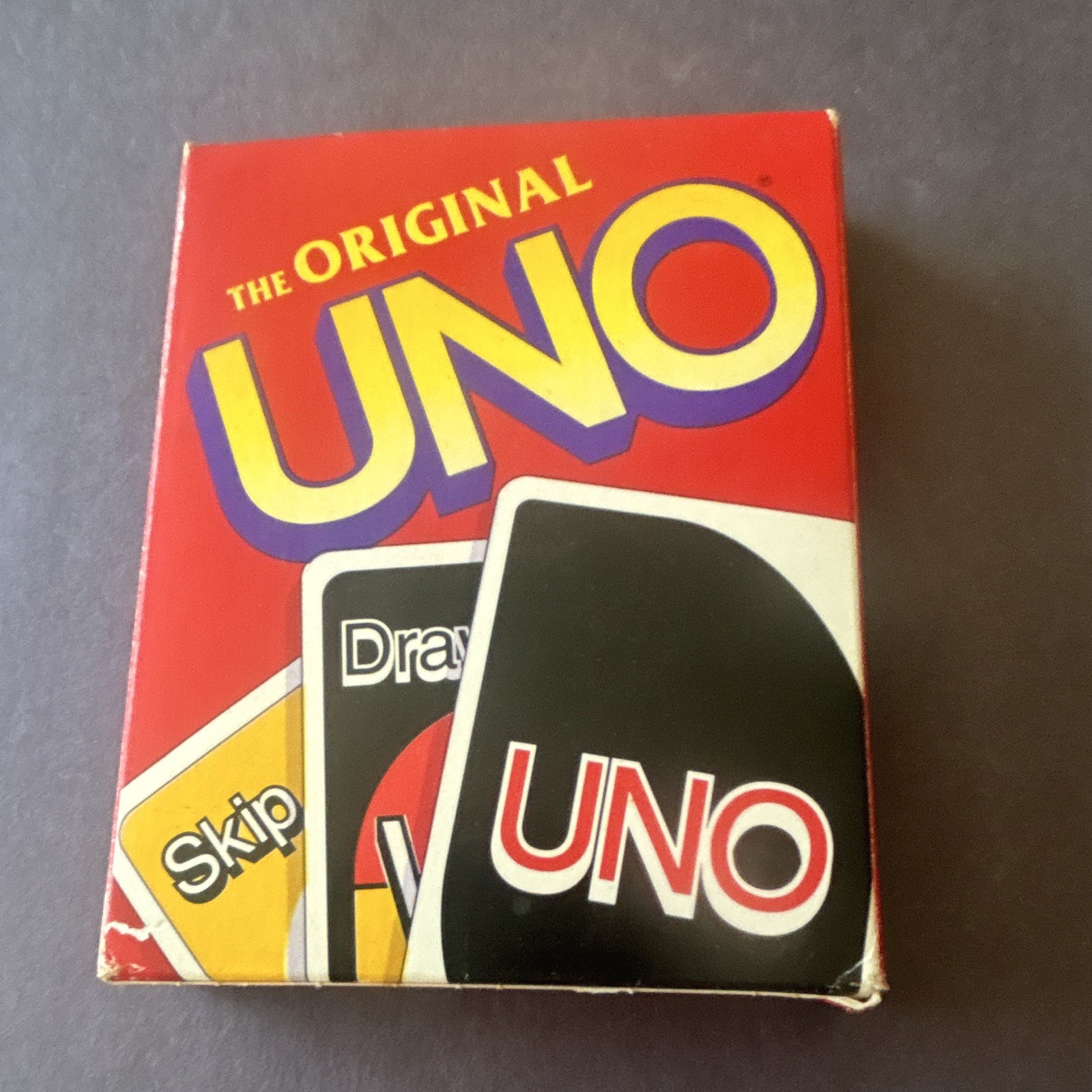 Mattel UNO Original Card Game 108 Cards (1992) Red Box 2-10 Players Mattel UNO Original Card Game 108 Cards (1992) Red Box 2-10 Players