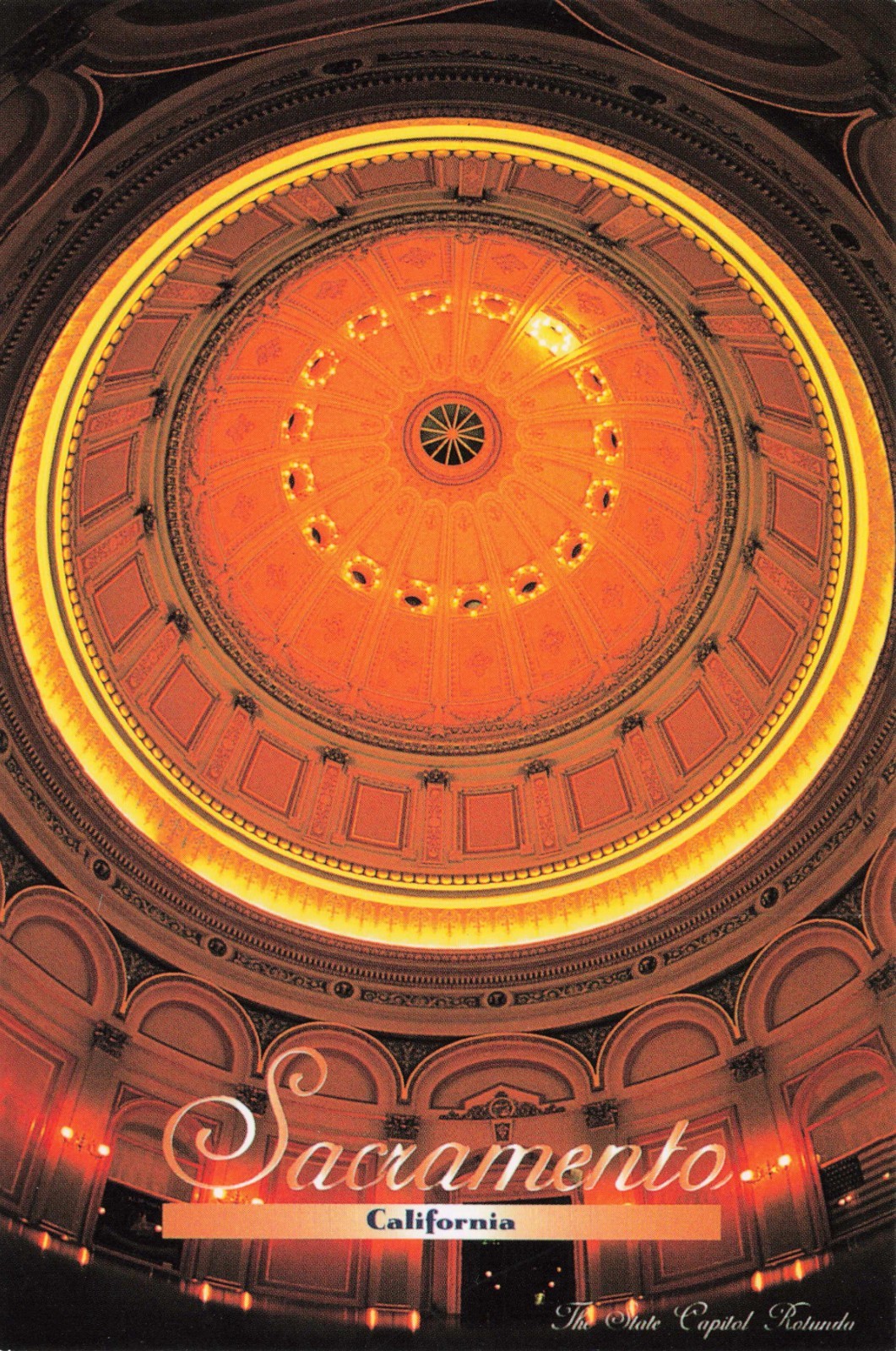 Sacramento California State Capitol Rotunda Dome Interior Vintage Postcard Sacramento California State Capitol Rotunda Dome Interior Vintage Postcard