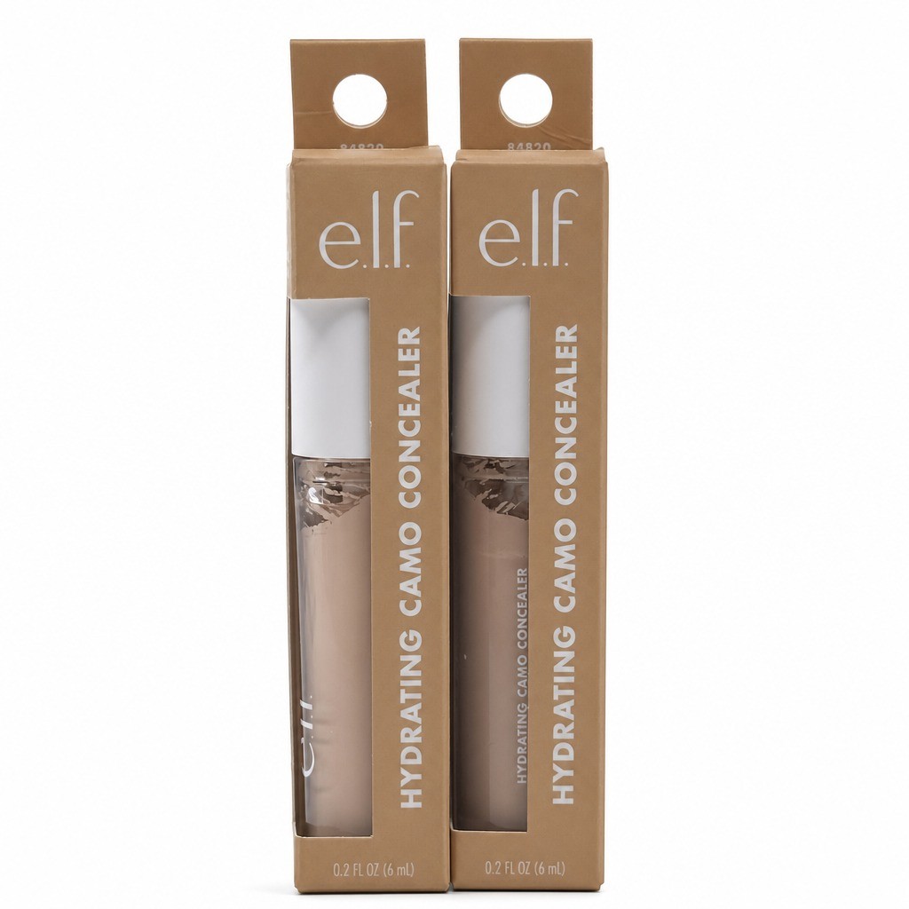 e.l.f. Hydrating Camo Concealer Full Coverage Fair Rose 2pk