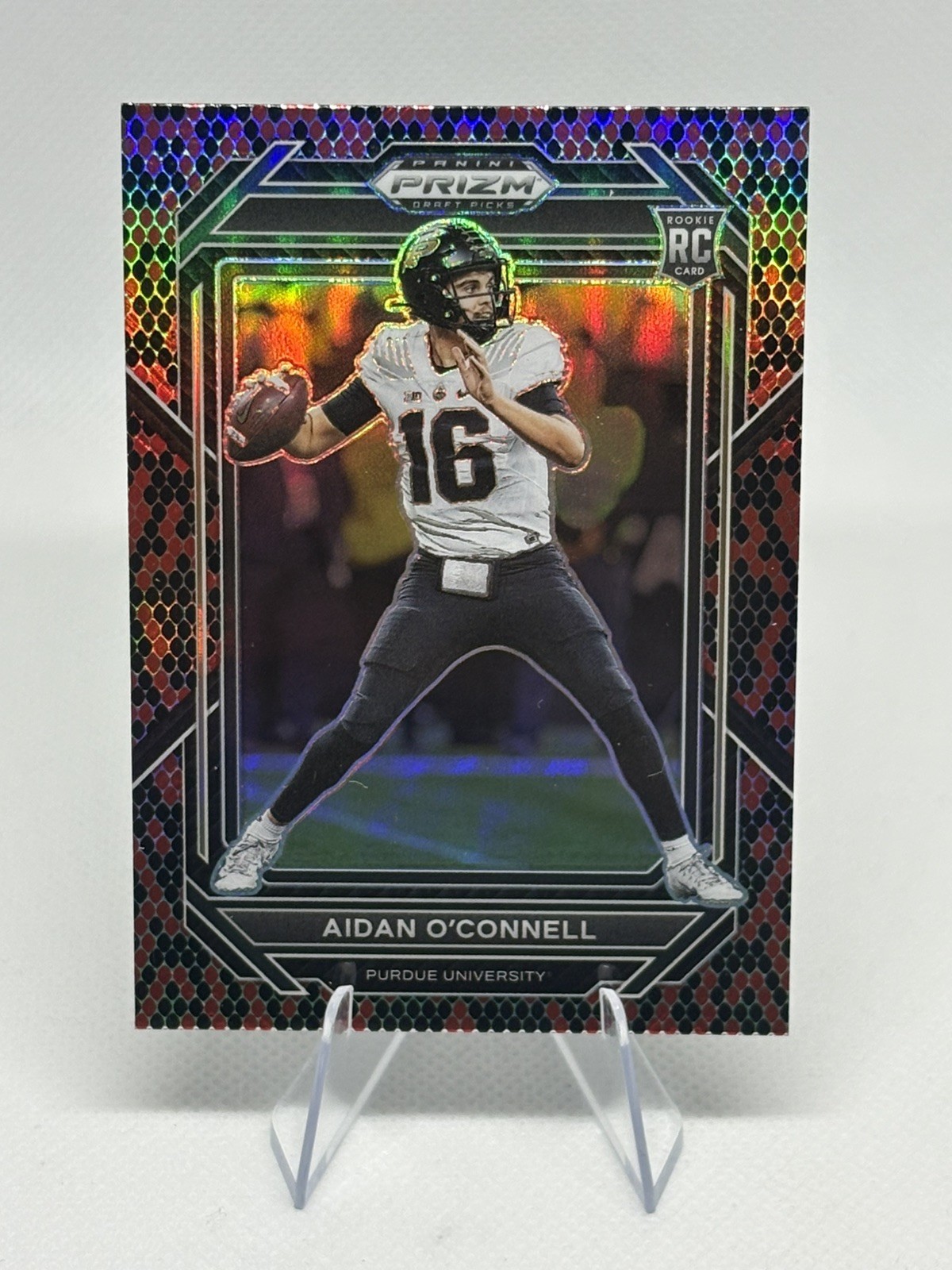 2023 Panini Prizm Draft Picks Aidan O'Connell Snake Skin Case Hit SP Raiders 2023 Panini Prizm Draft Picks Aidan O'Connell Snake Skin Case Hit SP Raiders