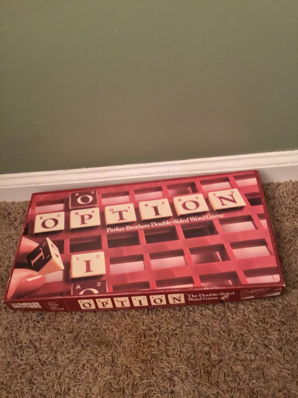 Vintage 1983 Parker Brothers Option Board Game Complete