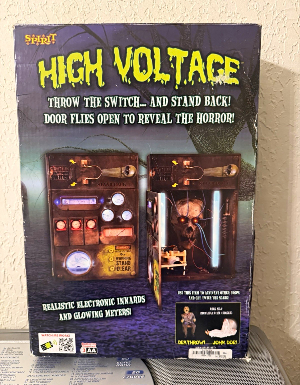 RARE *DEADSTOCK 2012 Spirit Halloween “High Voltage” animatronic RARE *DEADSTOCK 2012 Spirit Halloween “High Voltage” animatronic