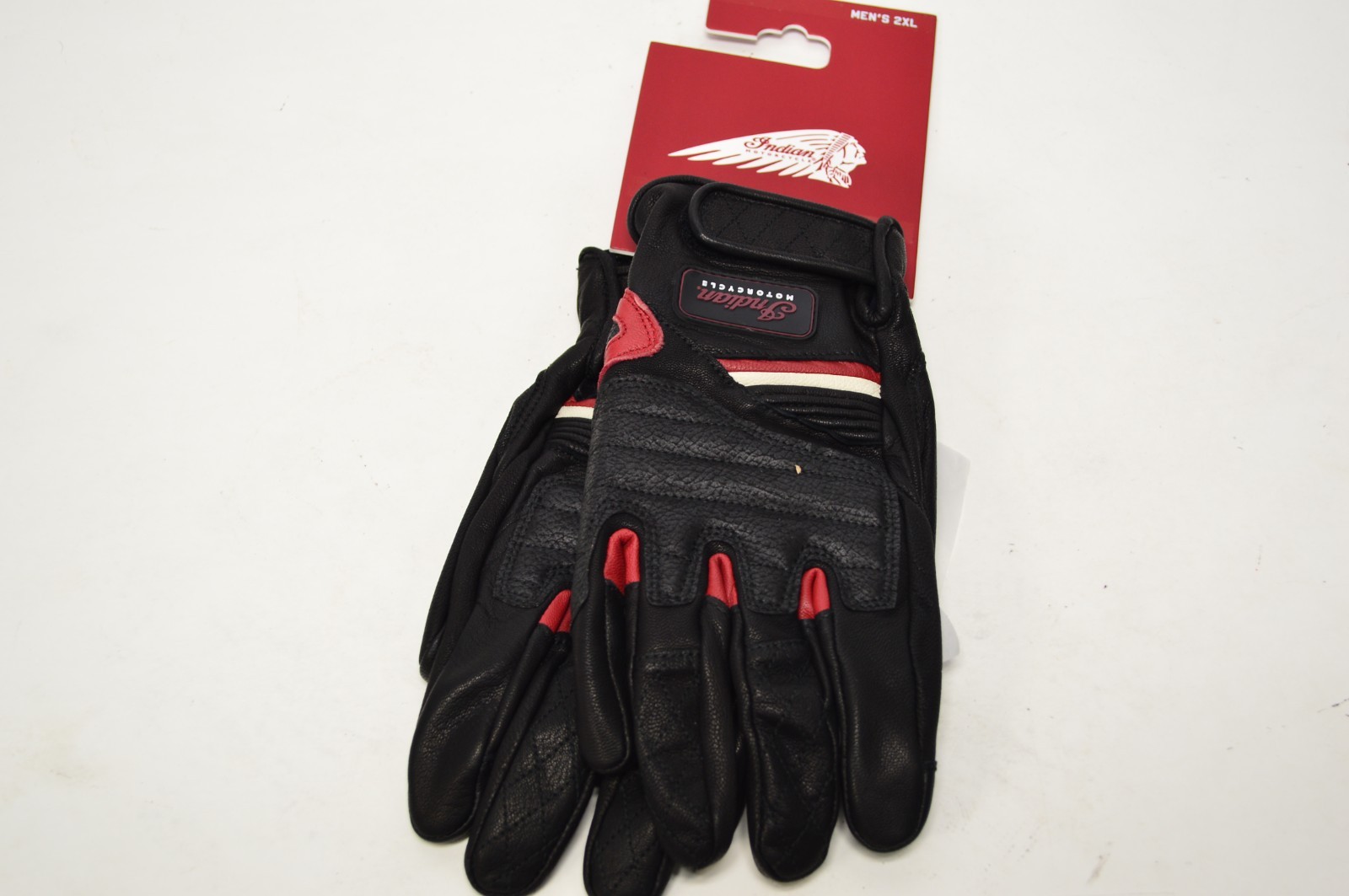NEW Indian Motorcycle Mens Freeway Gloves Black Leather