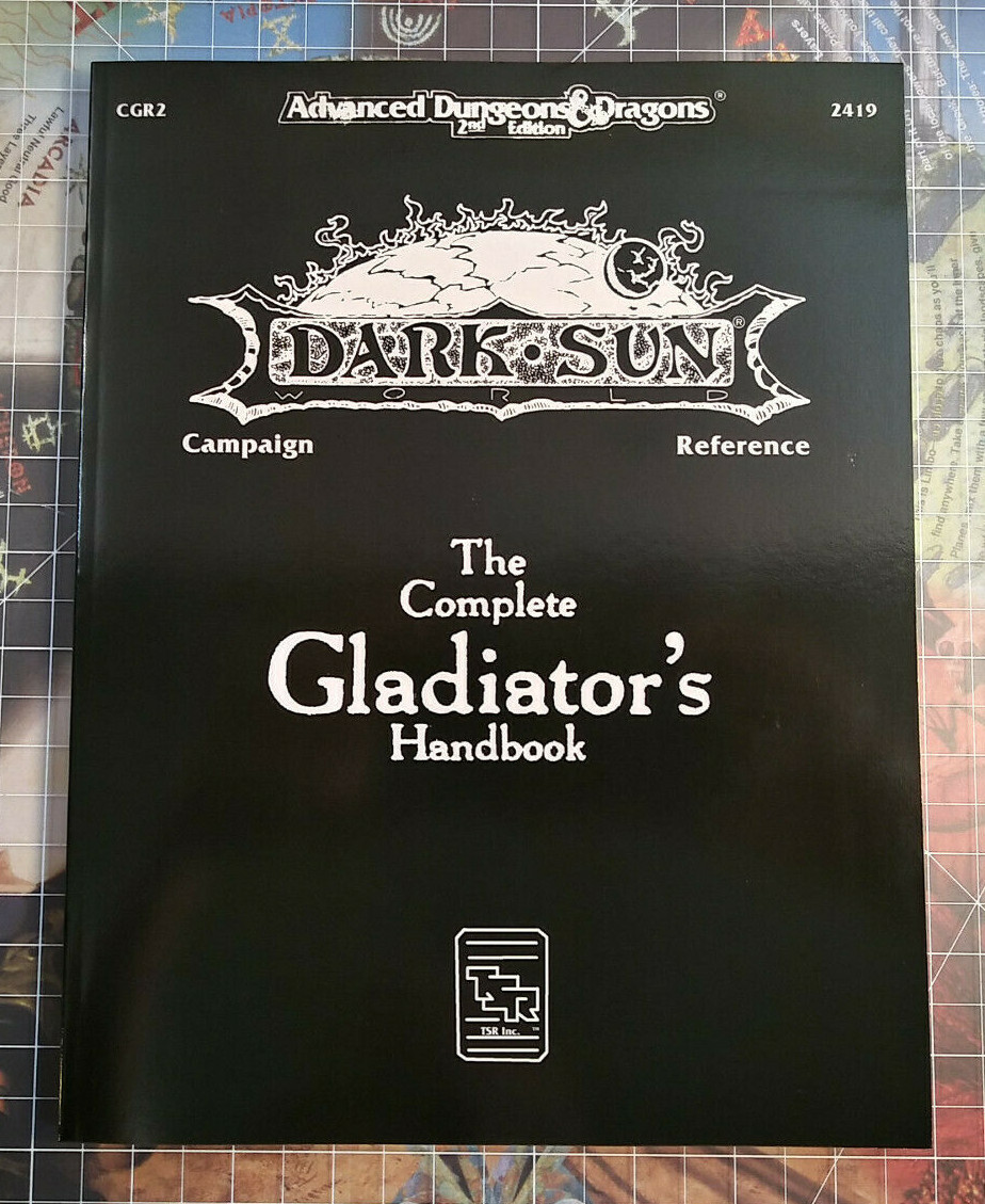 CGR2 The Complete Gladiator's Handbook - Dark Sun - Dungeons & Dragons - D&D