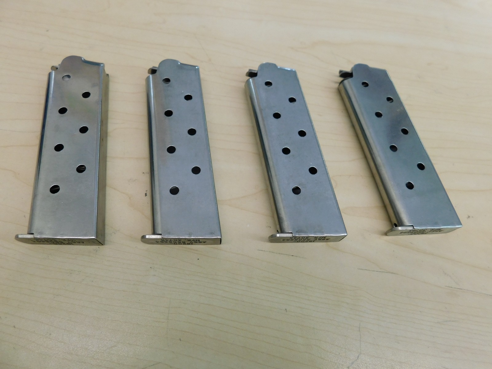 4 - 1911 .45 acp 7 round NEW magazines Colt Rock Island S&W Springfield Taurus