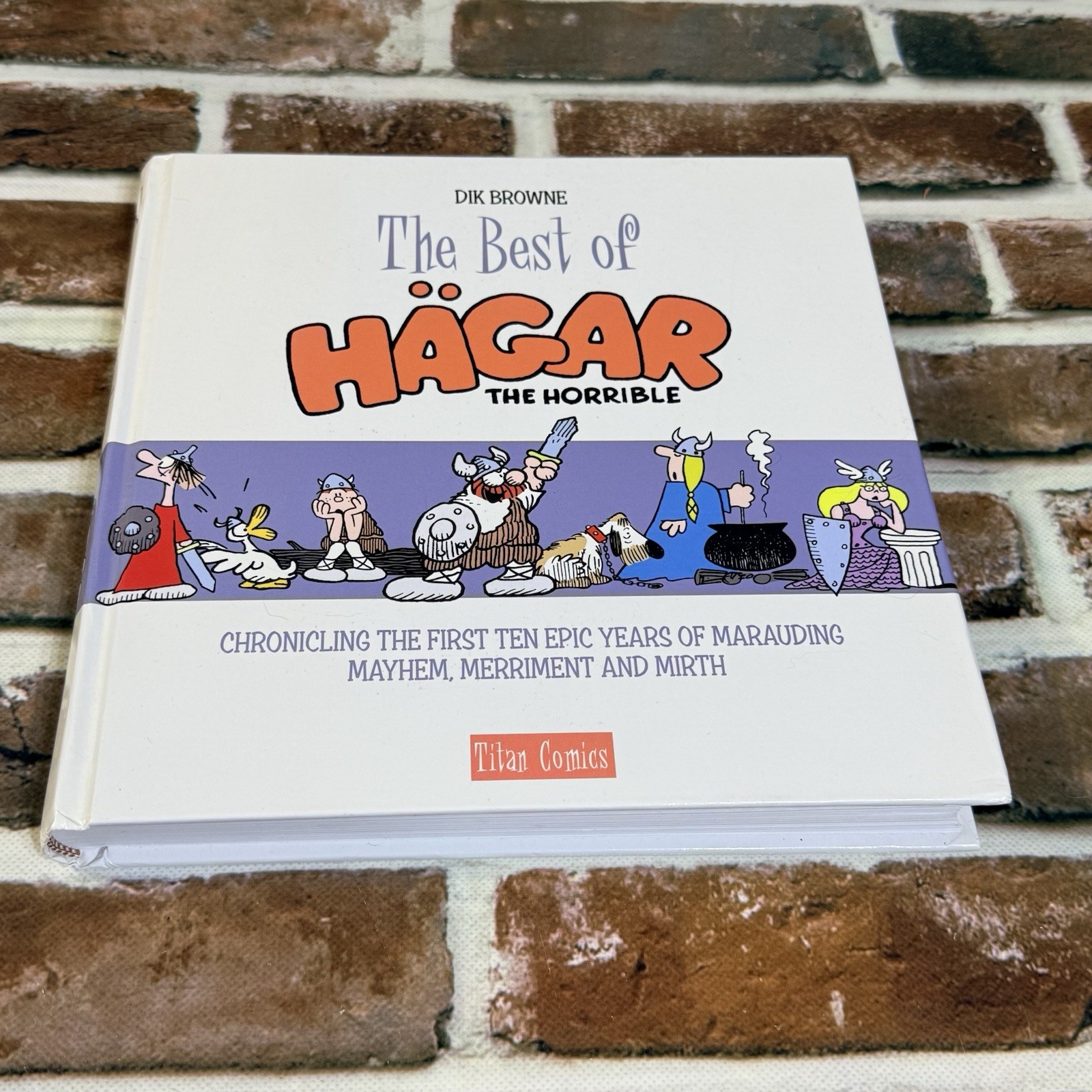 The Best of Hagar the Horrible by Dik Browne Hardcover Book