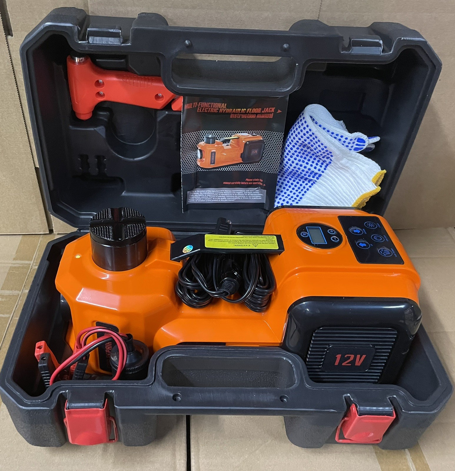 Electric Car Jack Kit 5Ton 12V Hydraulic Car Jack Lift for SUV MPV 3-in-1 LCD Electric Car Jack Kit 5Ton 12V Hydraulic Car Jack Lift for SUV MPV 3-in-1 LCD