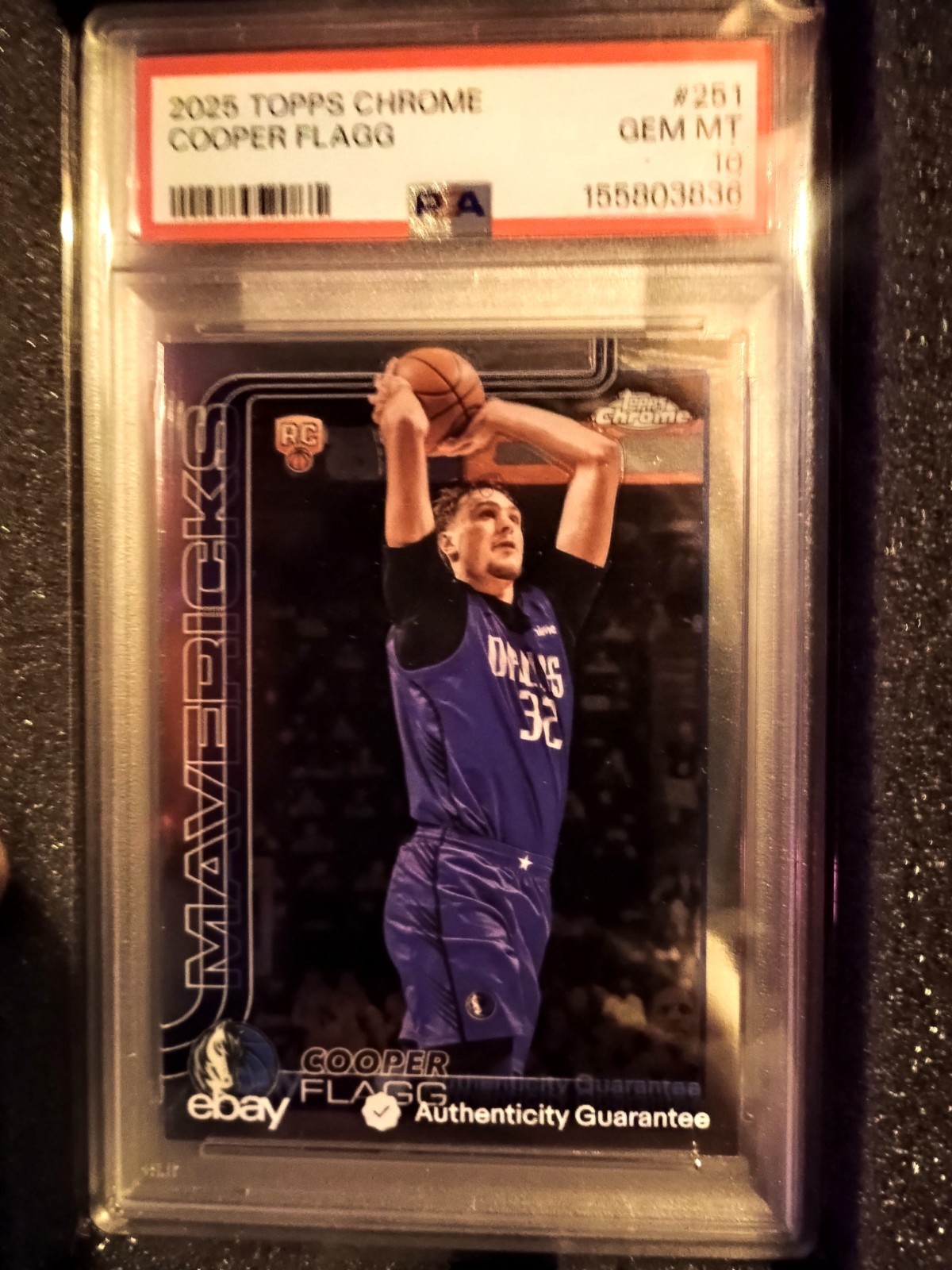 2025-2026 Topps Chrome Cooper Flagg #251 PSA 10 2025-2026 Topps Chrome Cooper Flagg #251 PSA 10
