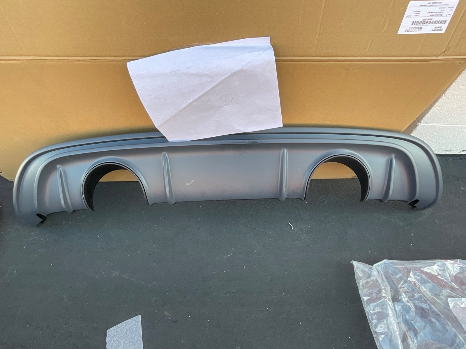 Porsche 718 Cayman GTS Rear Bumper Valence Diffuser Assembly 982807983GG2X