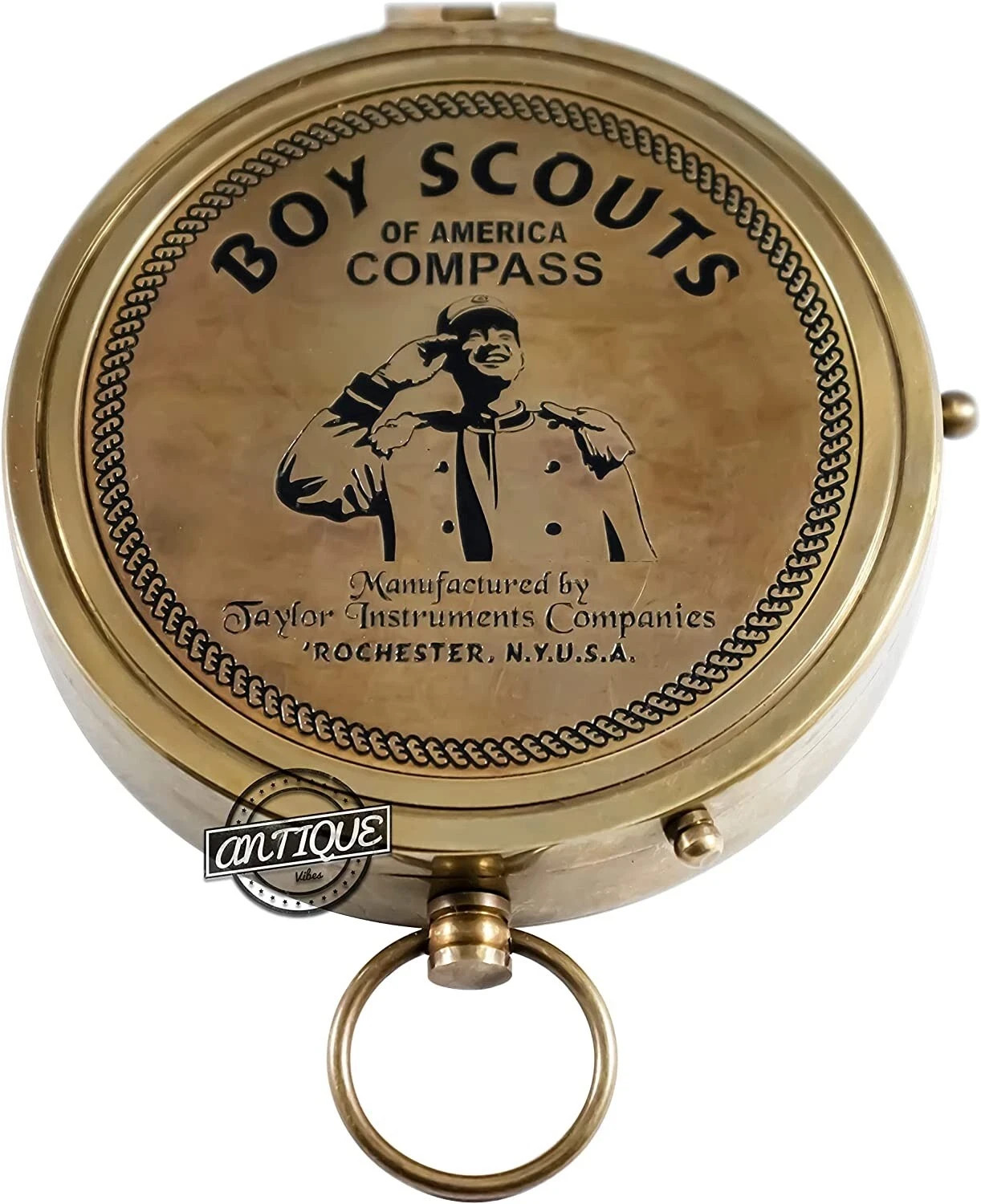 Vintage Boy Scout of American Navigating Compass Oath Poem  Traveler\'s Gift Item
