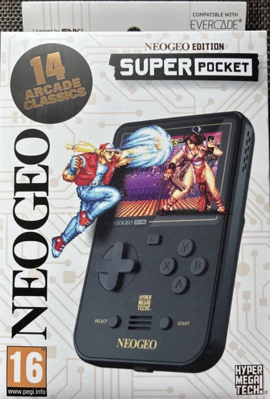 HyperMegaTech NEOGEO Super Pocket Case Bundle HyperMegaTech NEOGEO Super Pocket Case Bundle