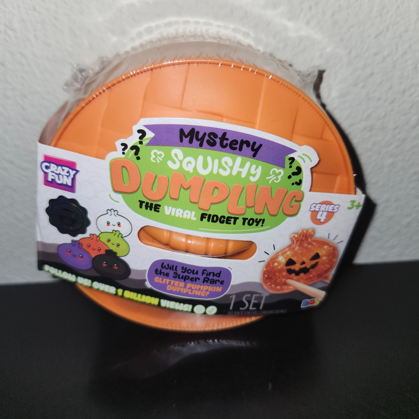 RMS Crazy Fun Mystery Glitter Pumpkin Dumpling Series 4 Halloween Squishy RMS Crazy Fun Mystery Glitter Pumpkin Dumpling Series 4 Halloween Squishy