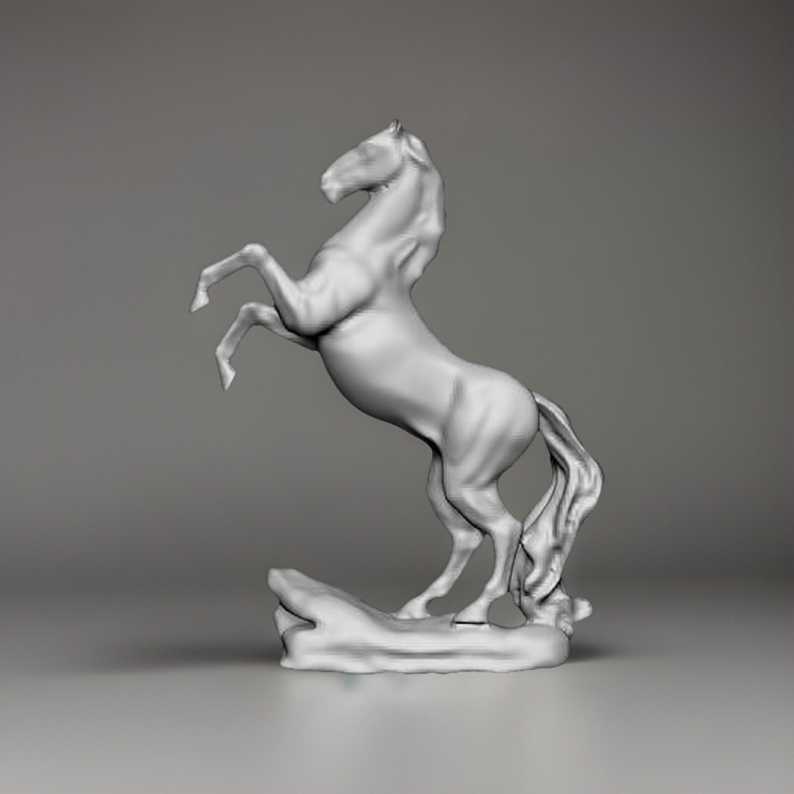 Rearing horse statue-8 Inches (white)- Any Color Rearing horse statue-8 Inches (white)- Any Color