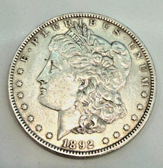 1892 Morgan Dollar - US Dollars - Ungraded 1892 Morgan Dollar - US Dollars - Ungraded