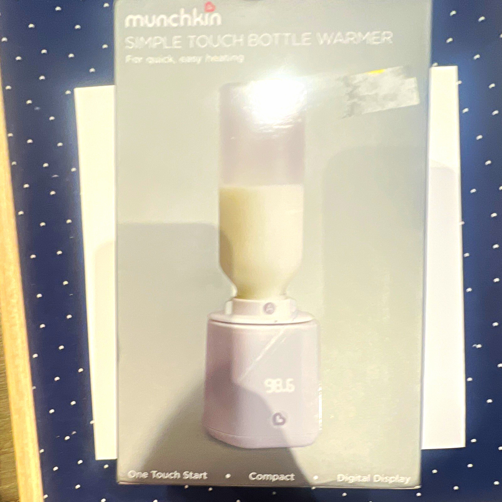 Munchkin Simple Touch Baby Bottle Warmer, Compact with Digital Display