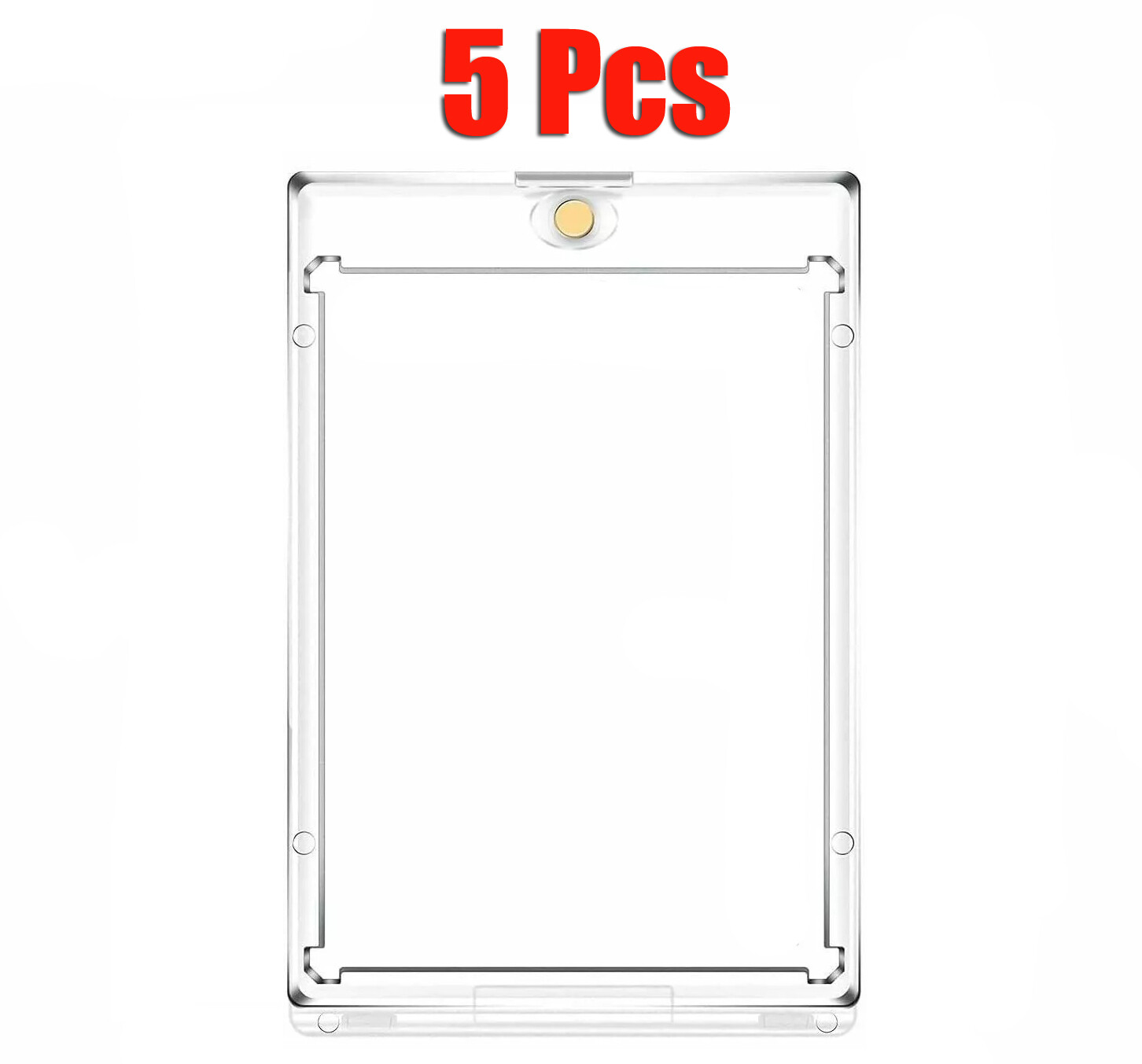 5-50Pcs Empty 35PT Magnetic Trading Card Holder One-Touc UV Protection Card Case