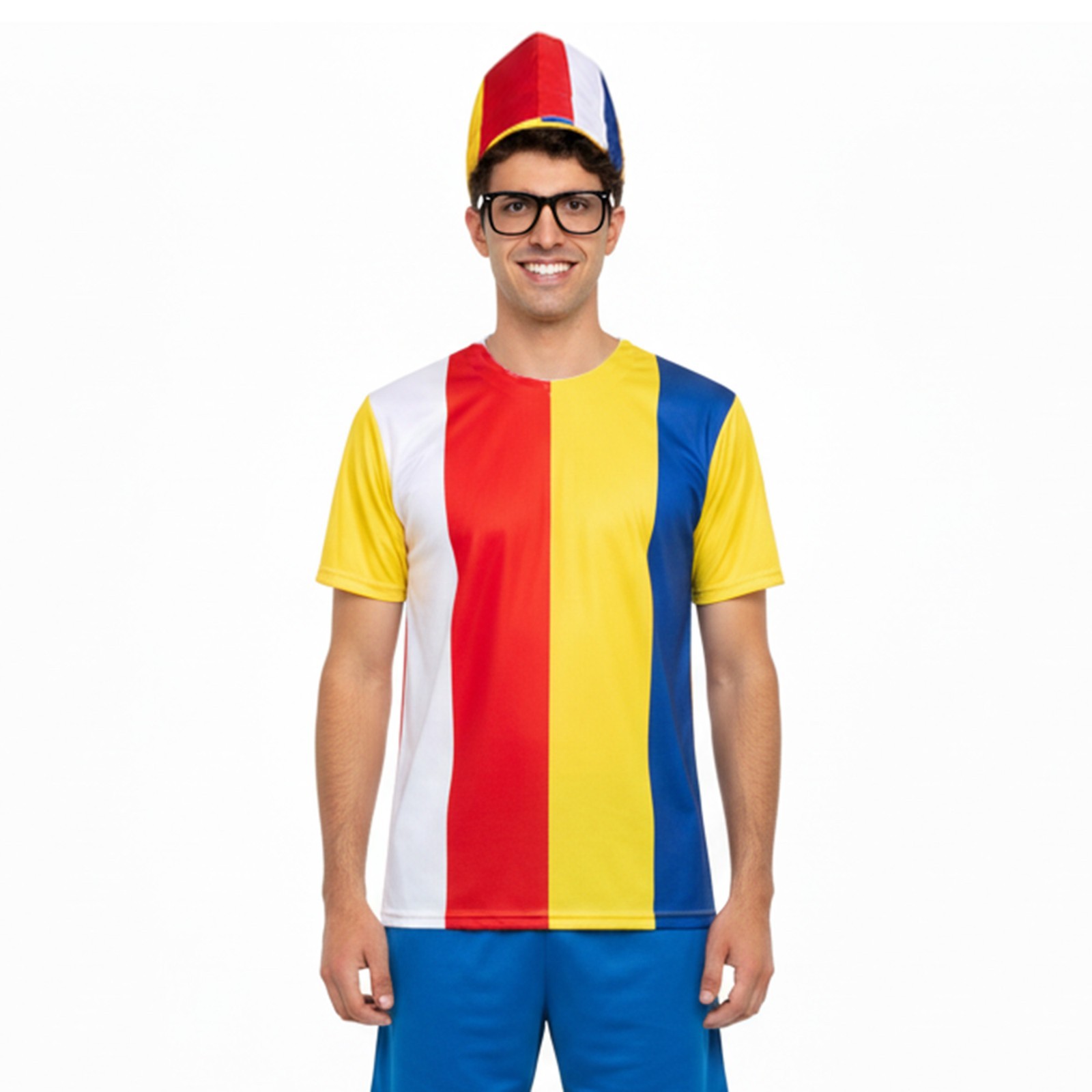 Adult Men's Hot Dog on a Stick Uniform Costume Adult Men's Hot Dog on a Stick Uniform Costume