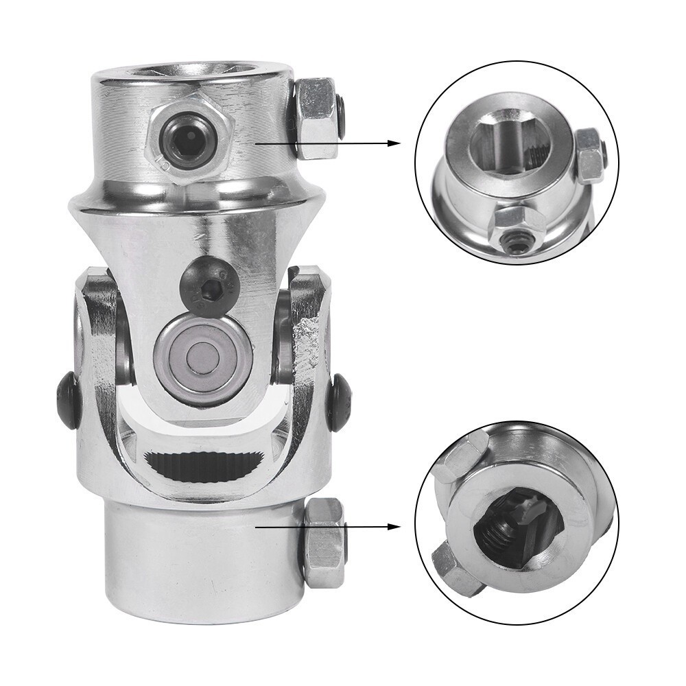 3/4-36 Spline 3/4 DD U-Joint For Chevy Ford Universal Steering Shaft Coupler